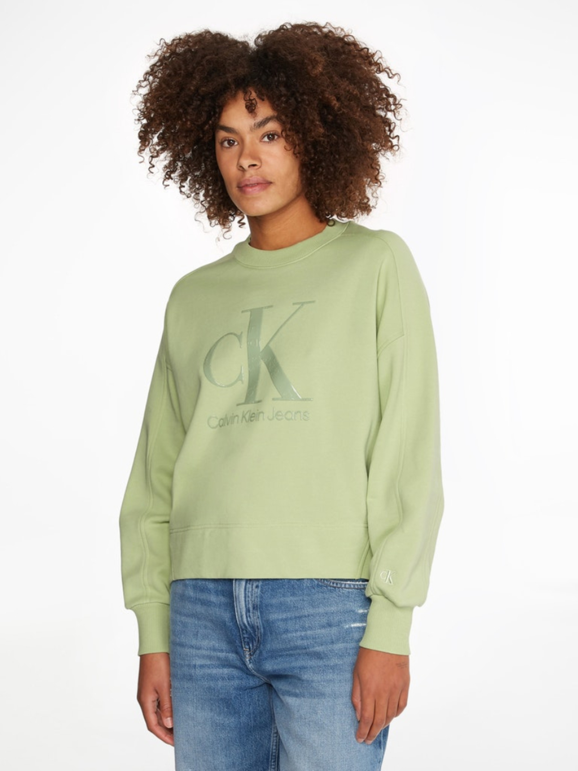 Calvin Klein dámská zelená mikina
