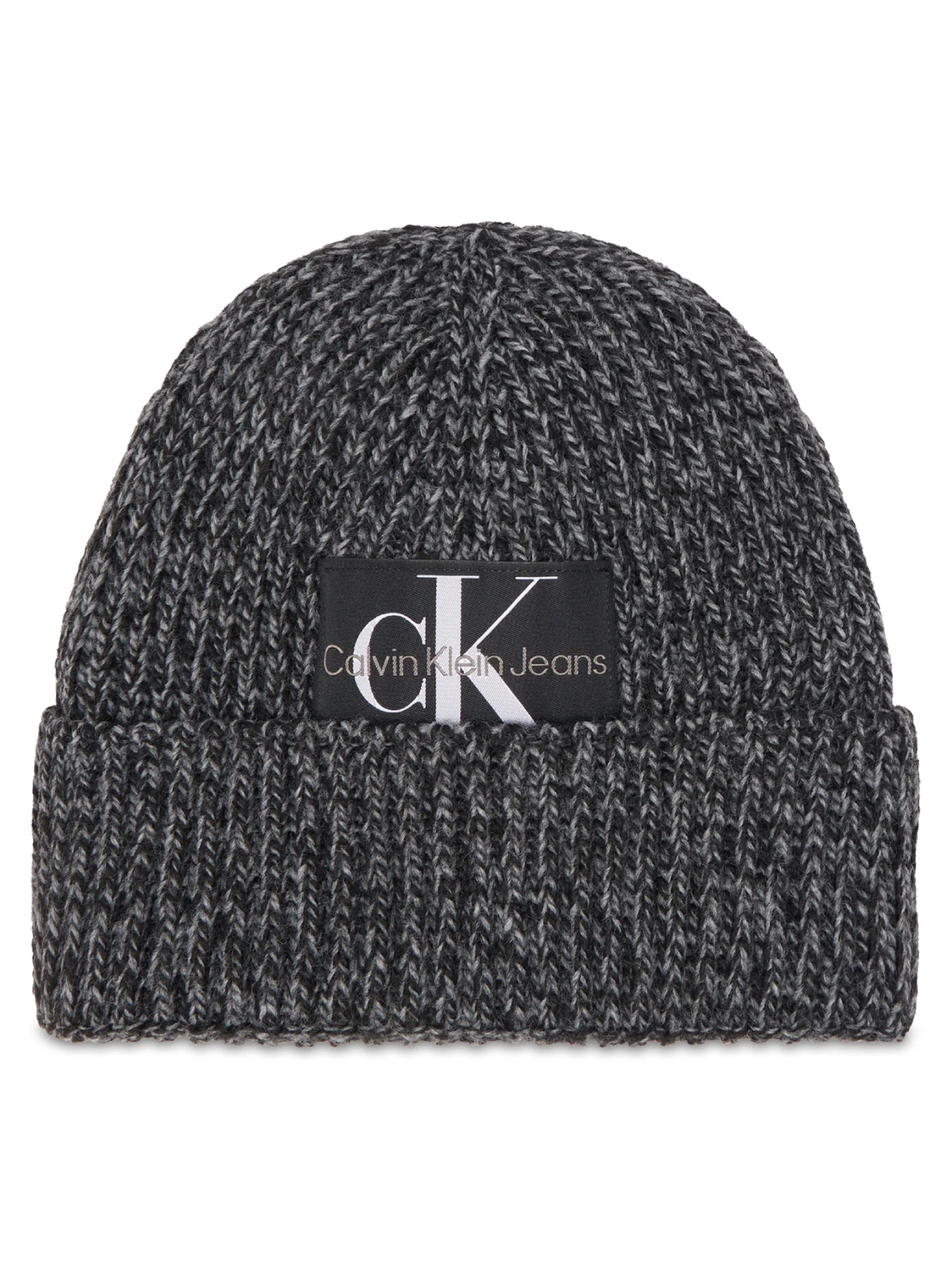 Levně Calvin Klein pánská černo-šedá čepice