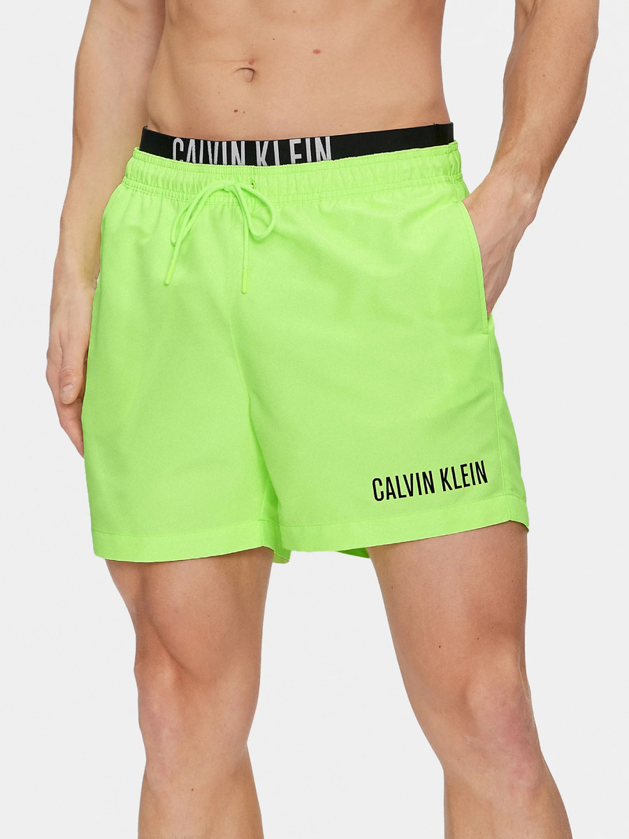 Calvin Klein pánské fosforové plavky - XL (M0T)