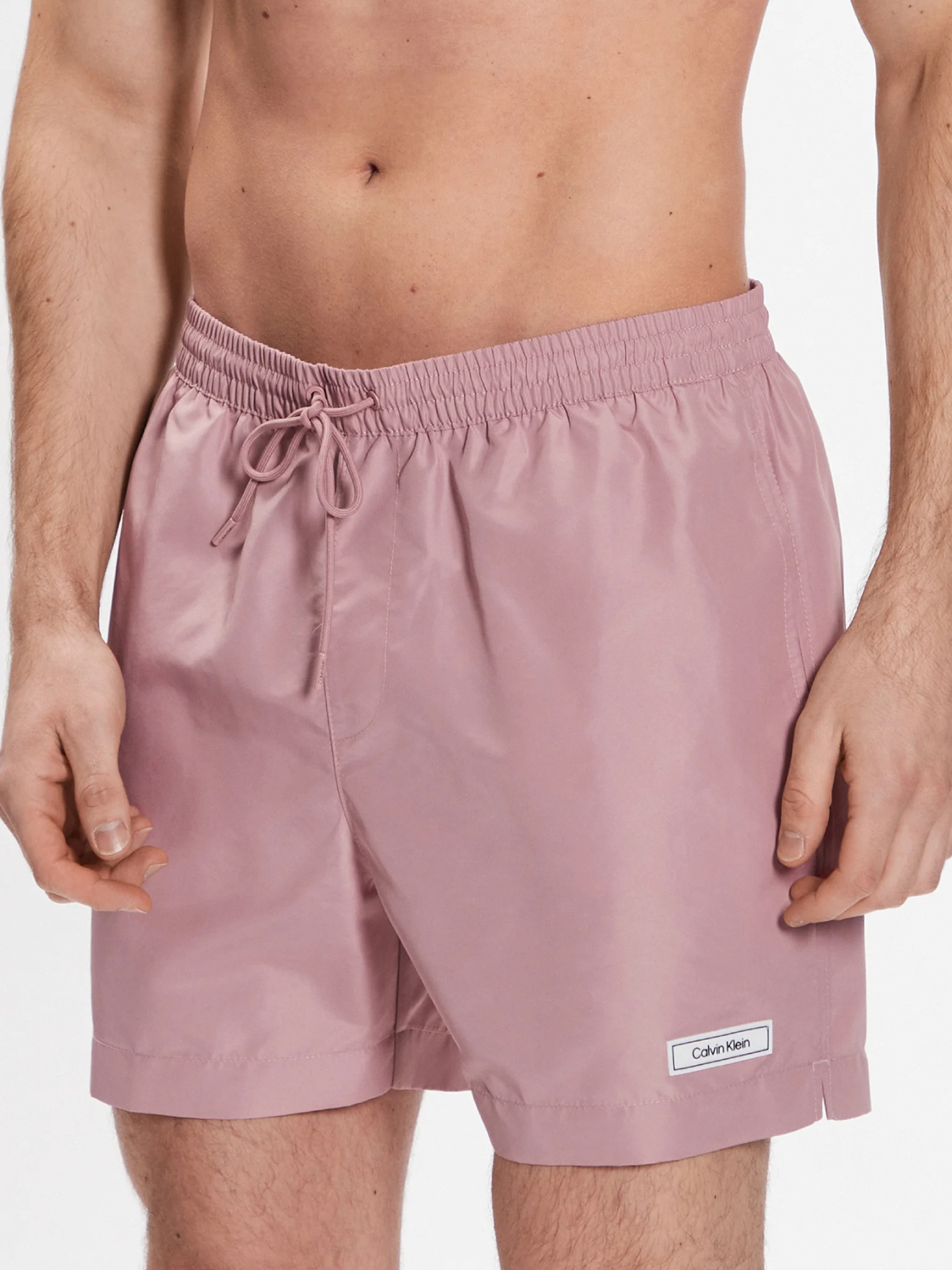 Calvin Klein pánské růžové plavky - XL (TQW)