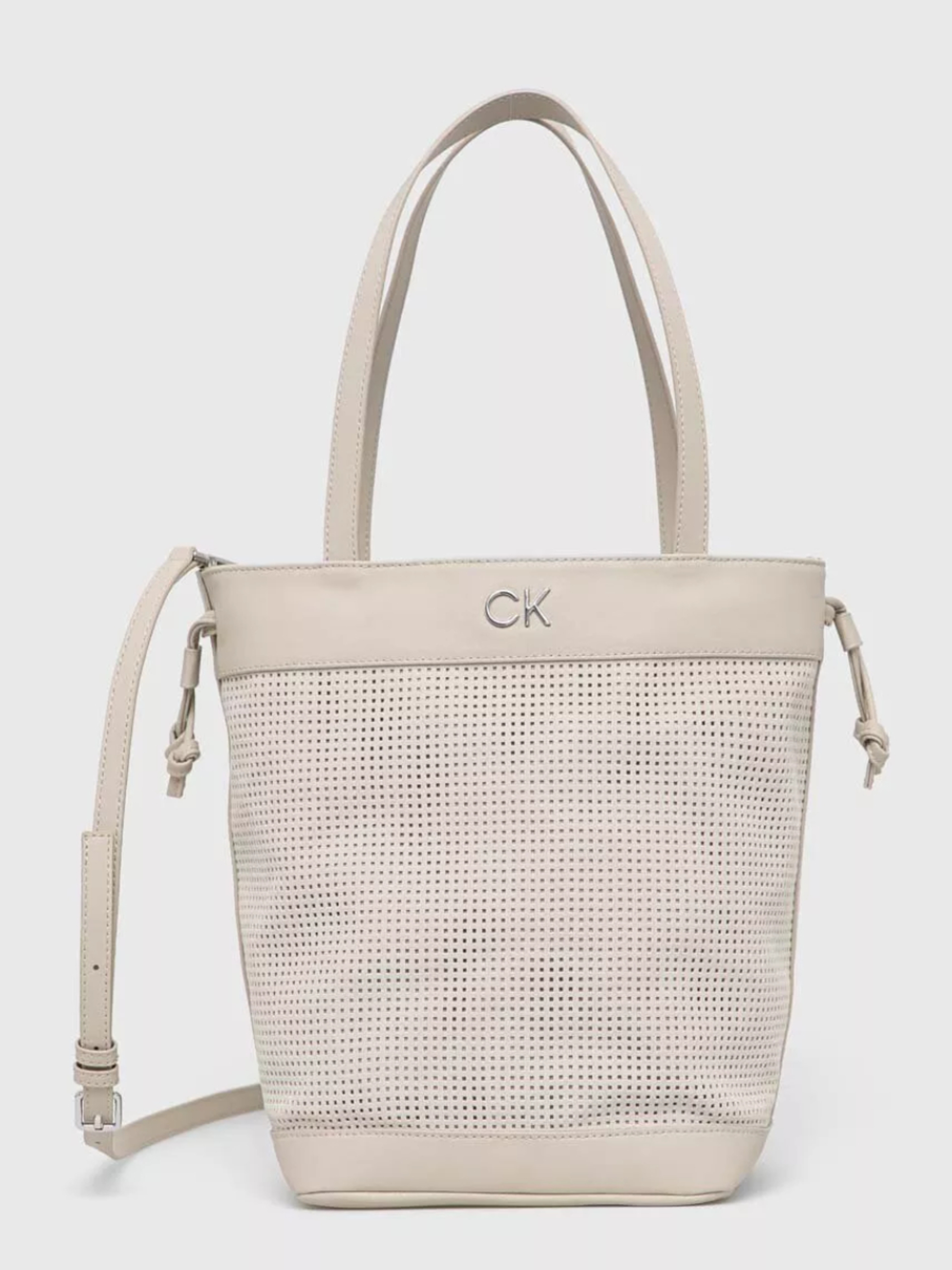 Levně Calvin Klein dámská béžová kabelka