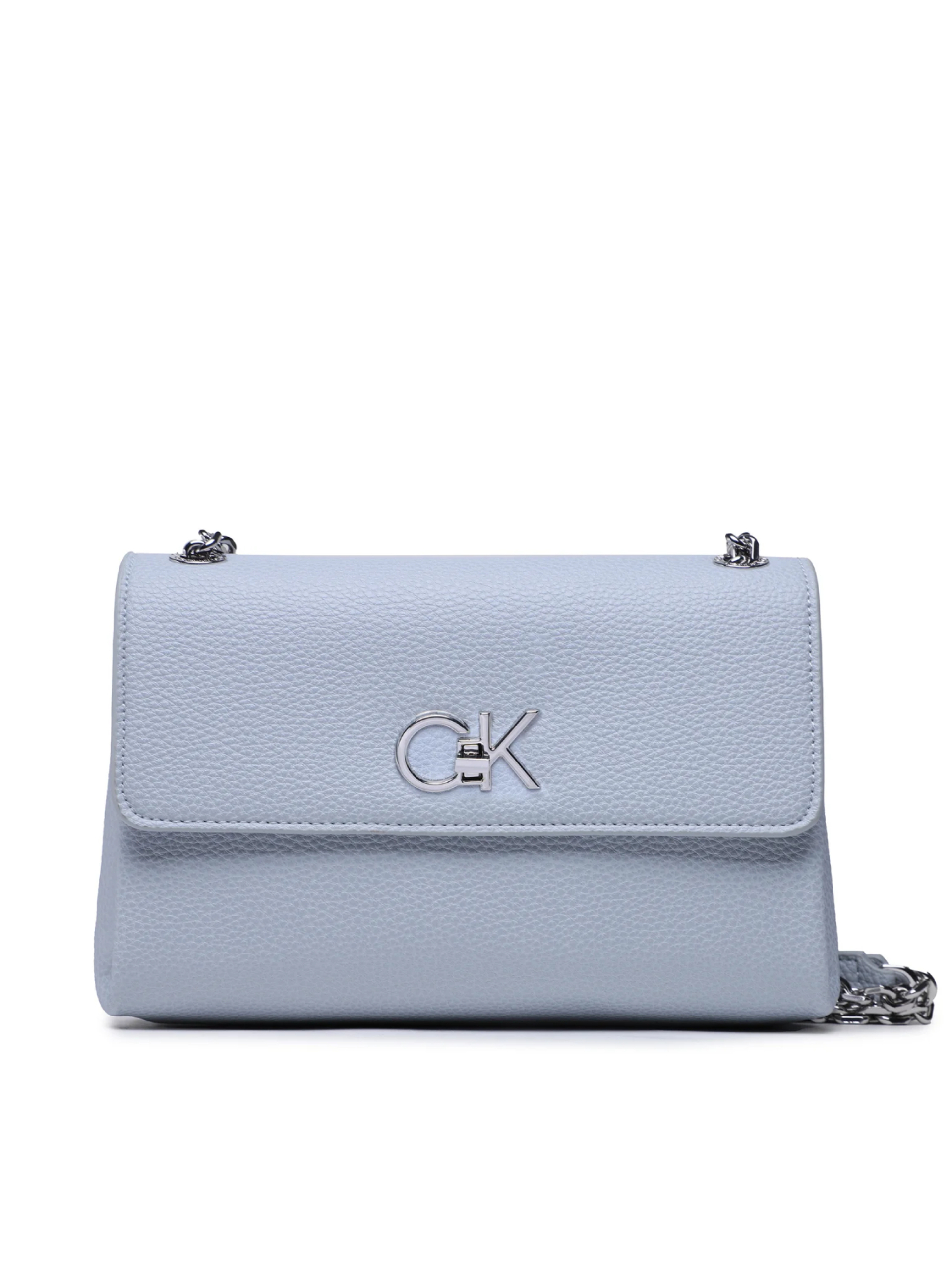 Calvin Klein dámská světle modrá crossbody kabelka - OS (DYI)