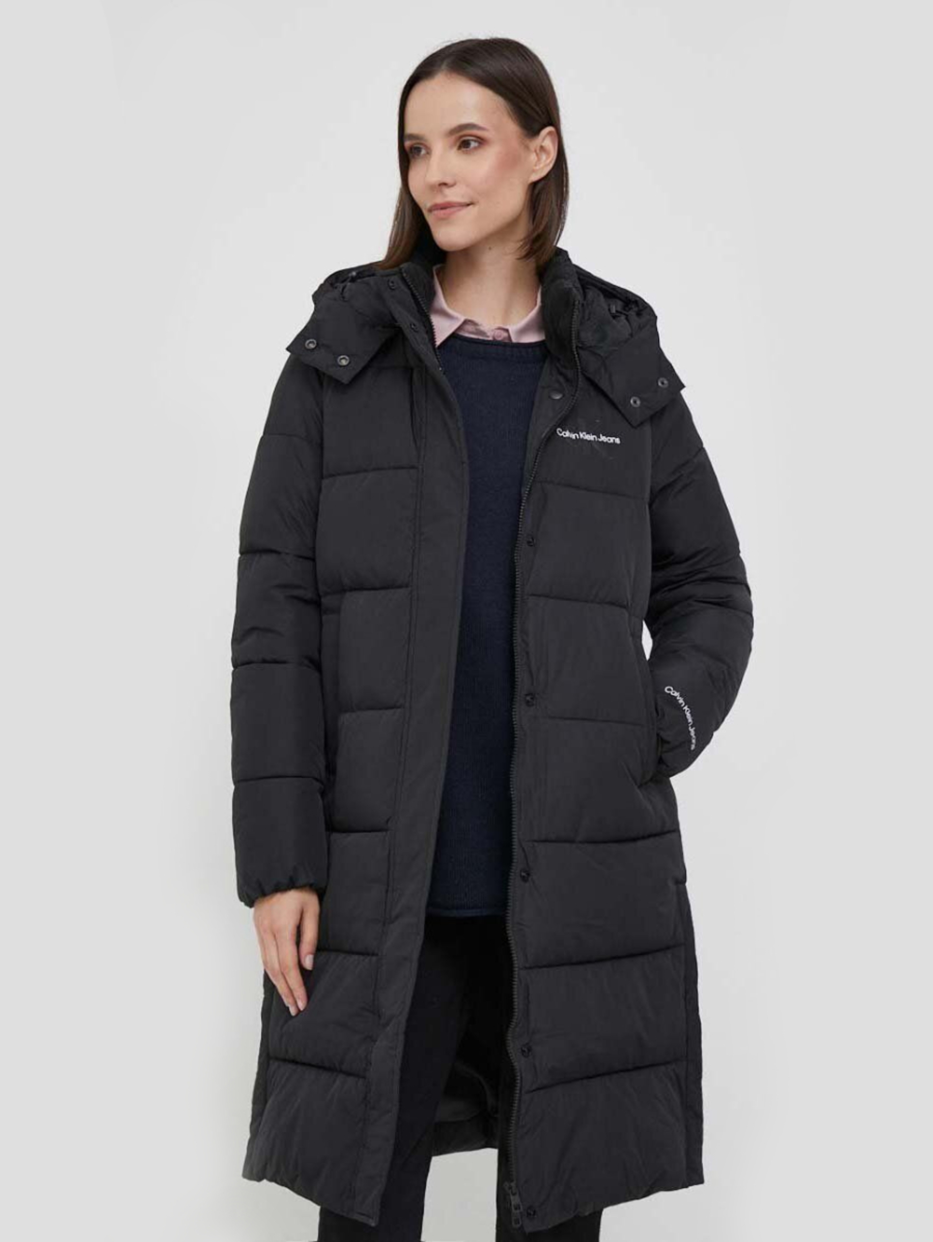 Calvin Klein dámský černý kabát Calvin Klein dámský černý kabát