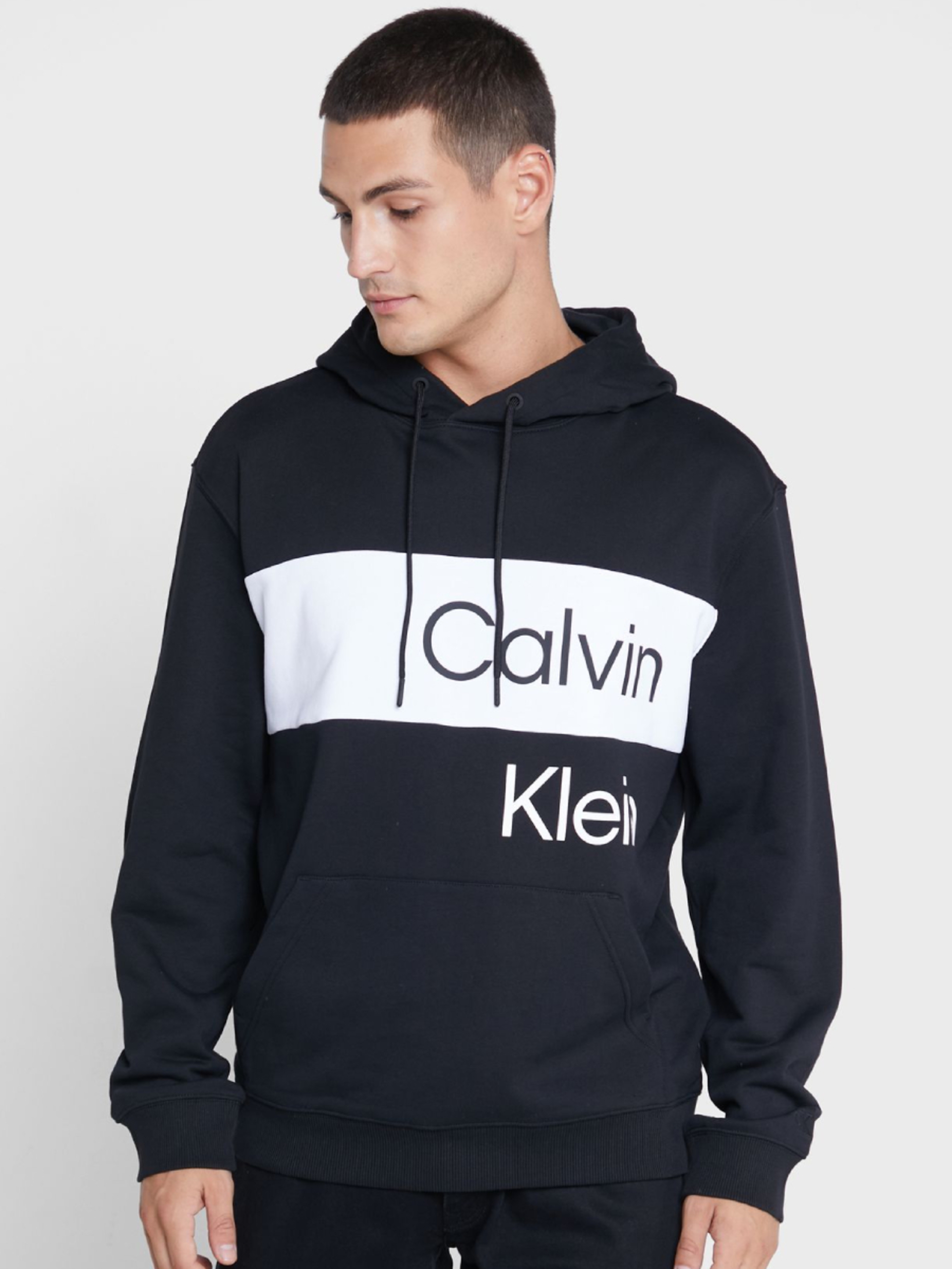 Calvin Klein pánská černá mikina - XXL (BEH) Calvin Klein pánská černá mikina - XXL (BEH)