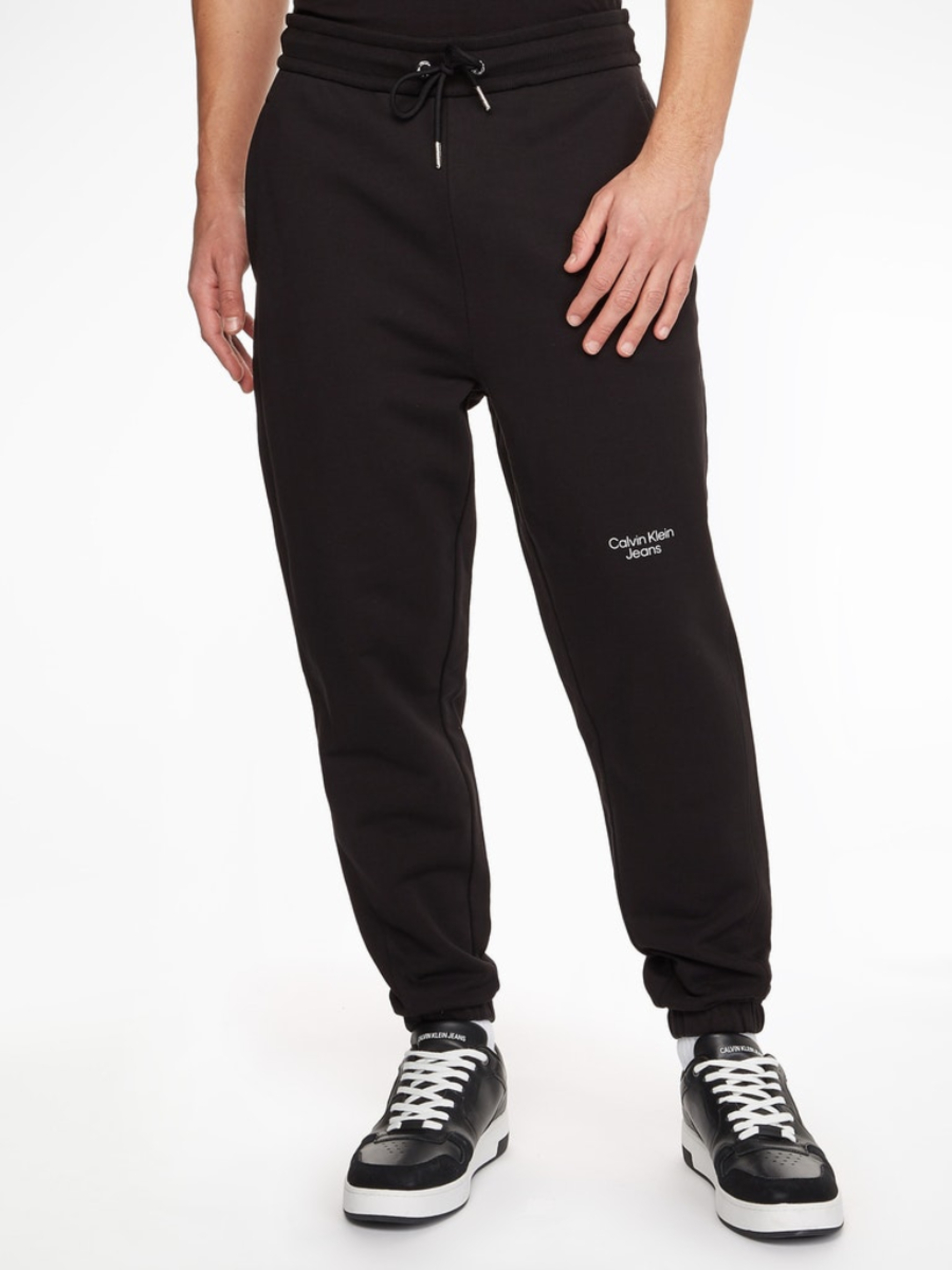 Calvin Klein pánské černé tepláky - L (BEH)