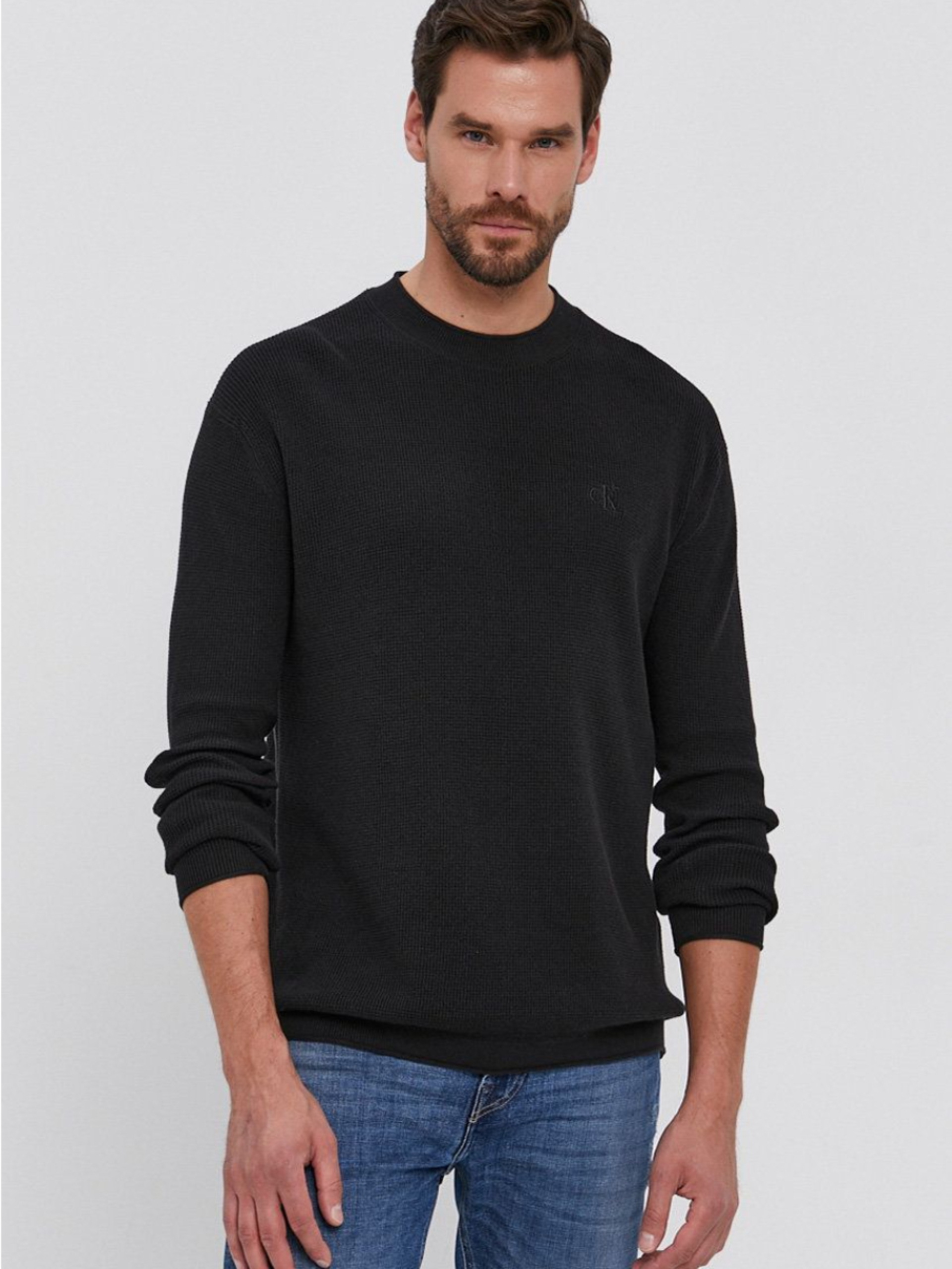 Calvin Klein pánský černý svetr - XXL (BEH)