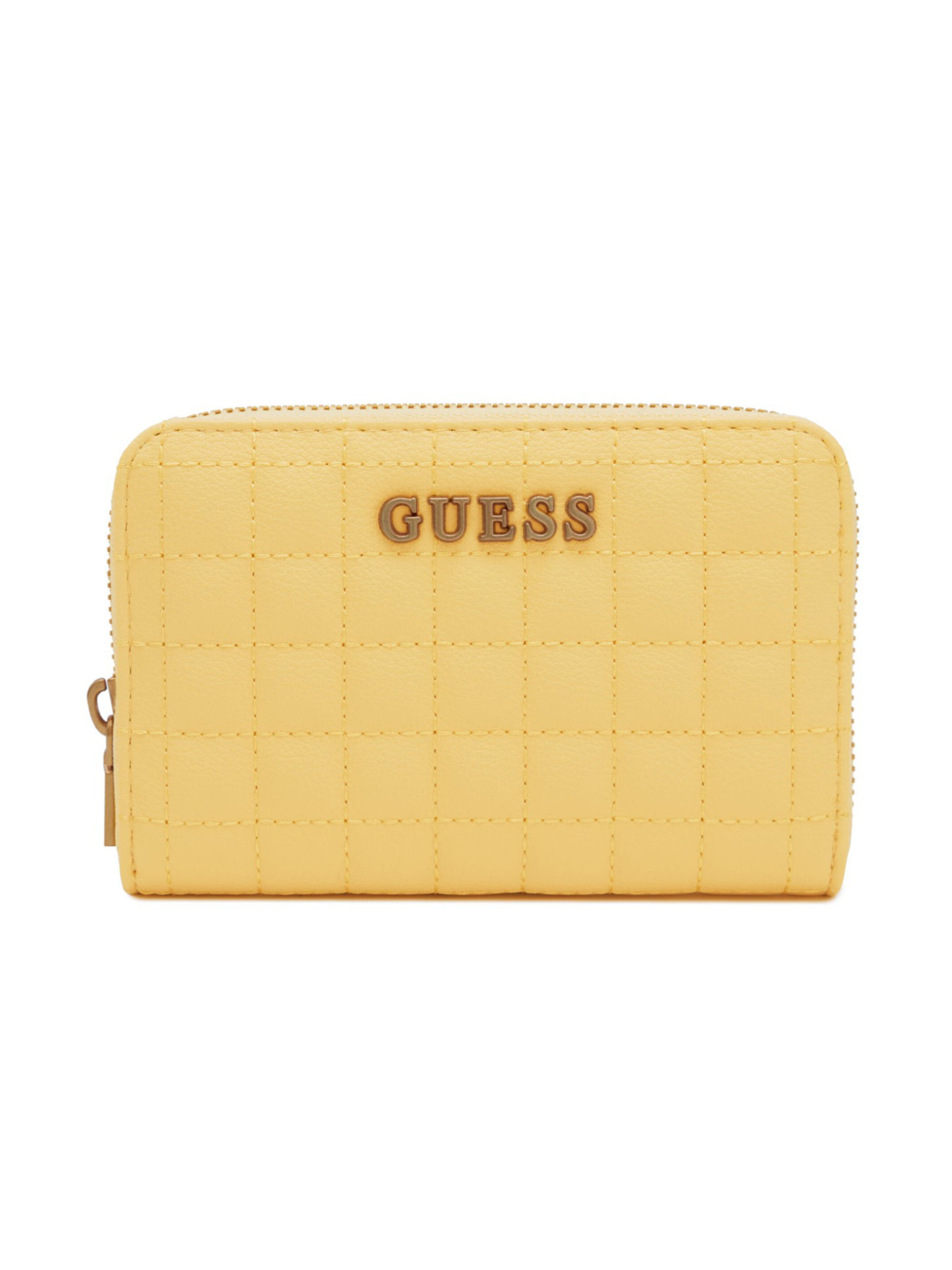 Levně Guess dámská žlutá peněženka