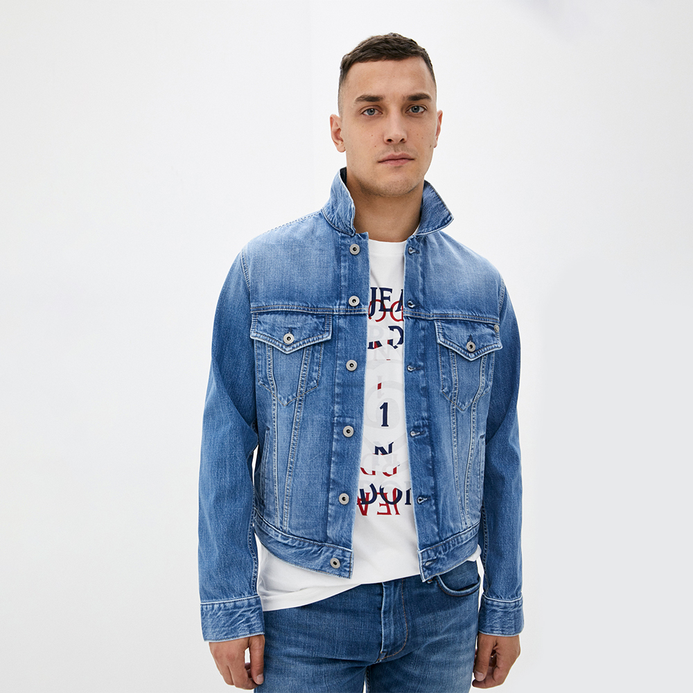 Pepe Jeans pánská džínová bunda - L (000)