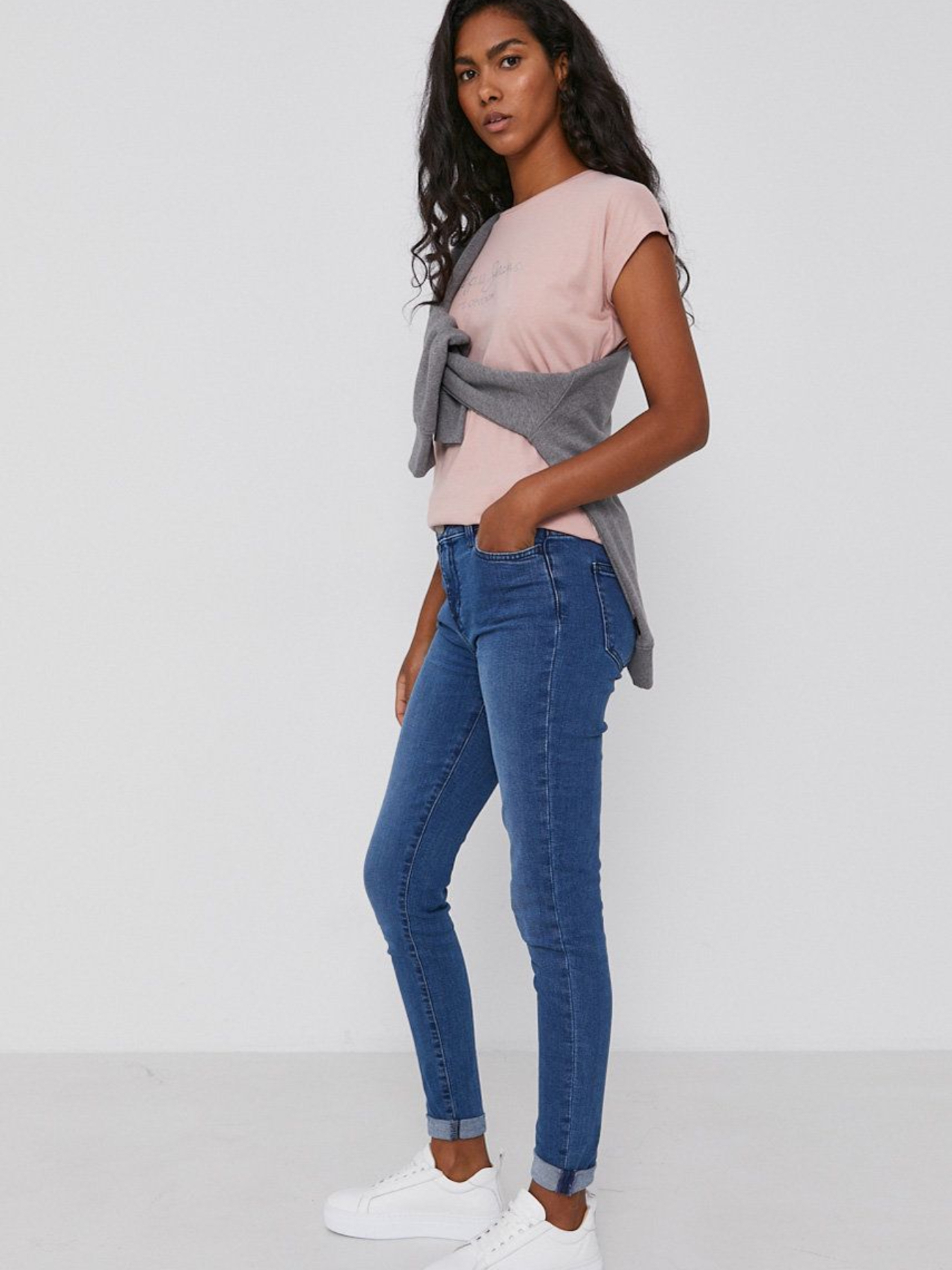 Pepe Jeans dámské růžové tričko BONNIE - XS (305)