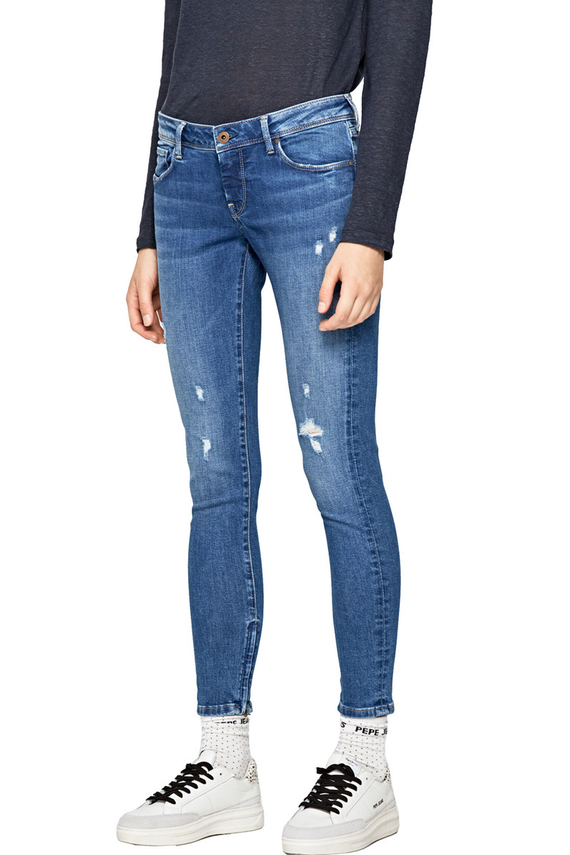 Pepe Jeans dámské modré džíny Cher - 29/28 (000)