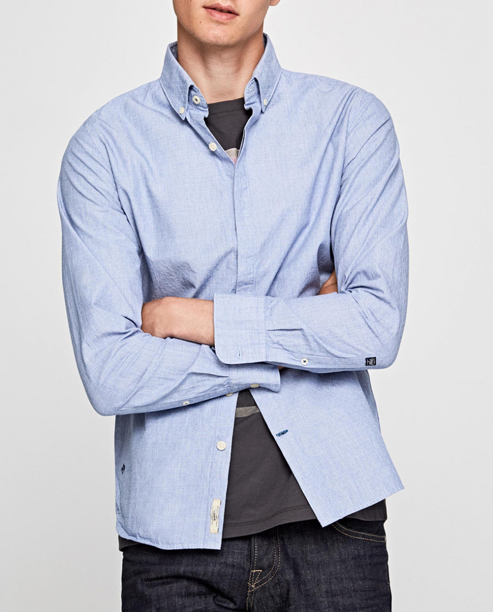 Pepe Jeans pánská košile Boniface s drobným vzorem - L (551)