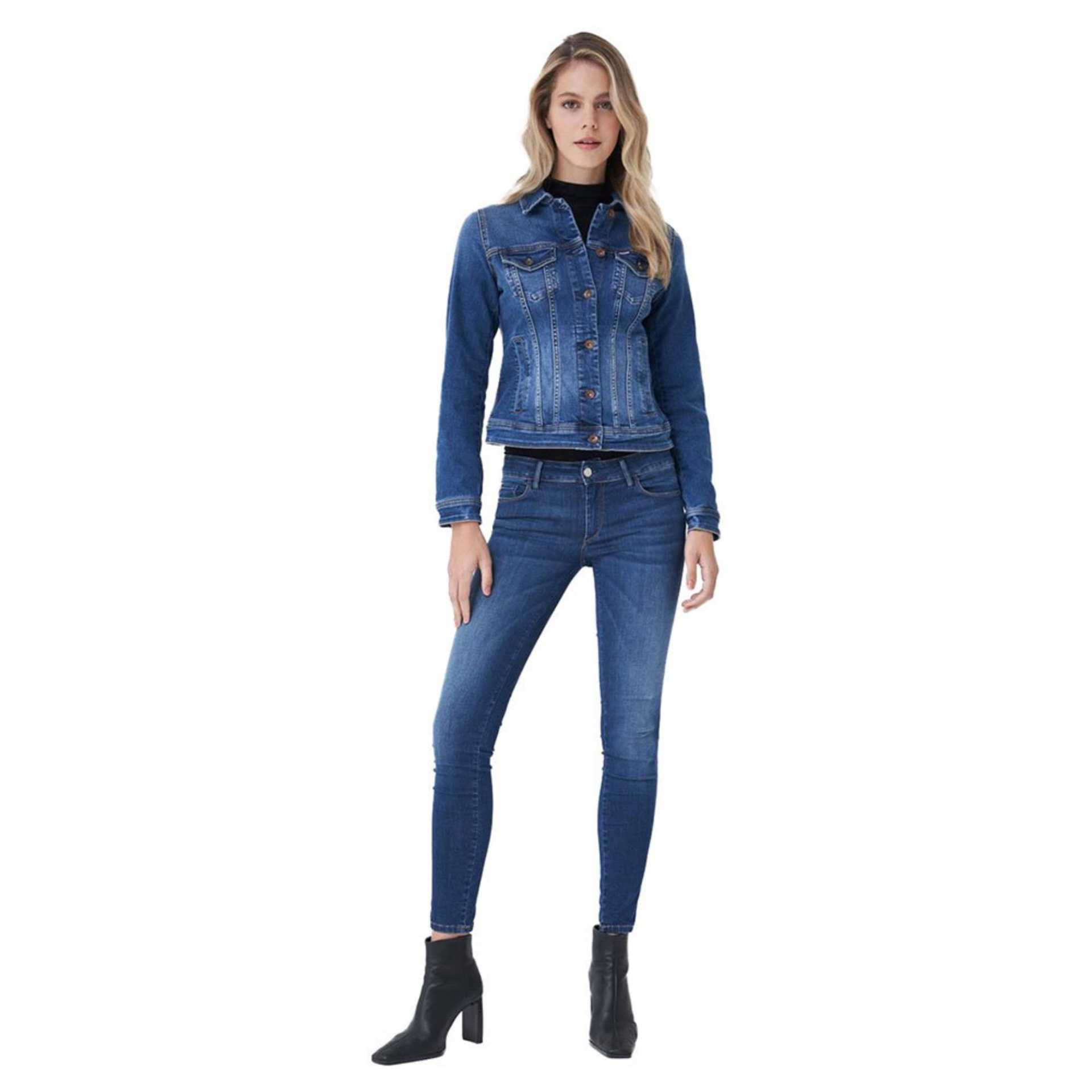 Salsa Jeans dámská džínová bunda - XS (8504)