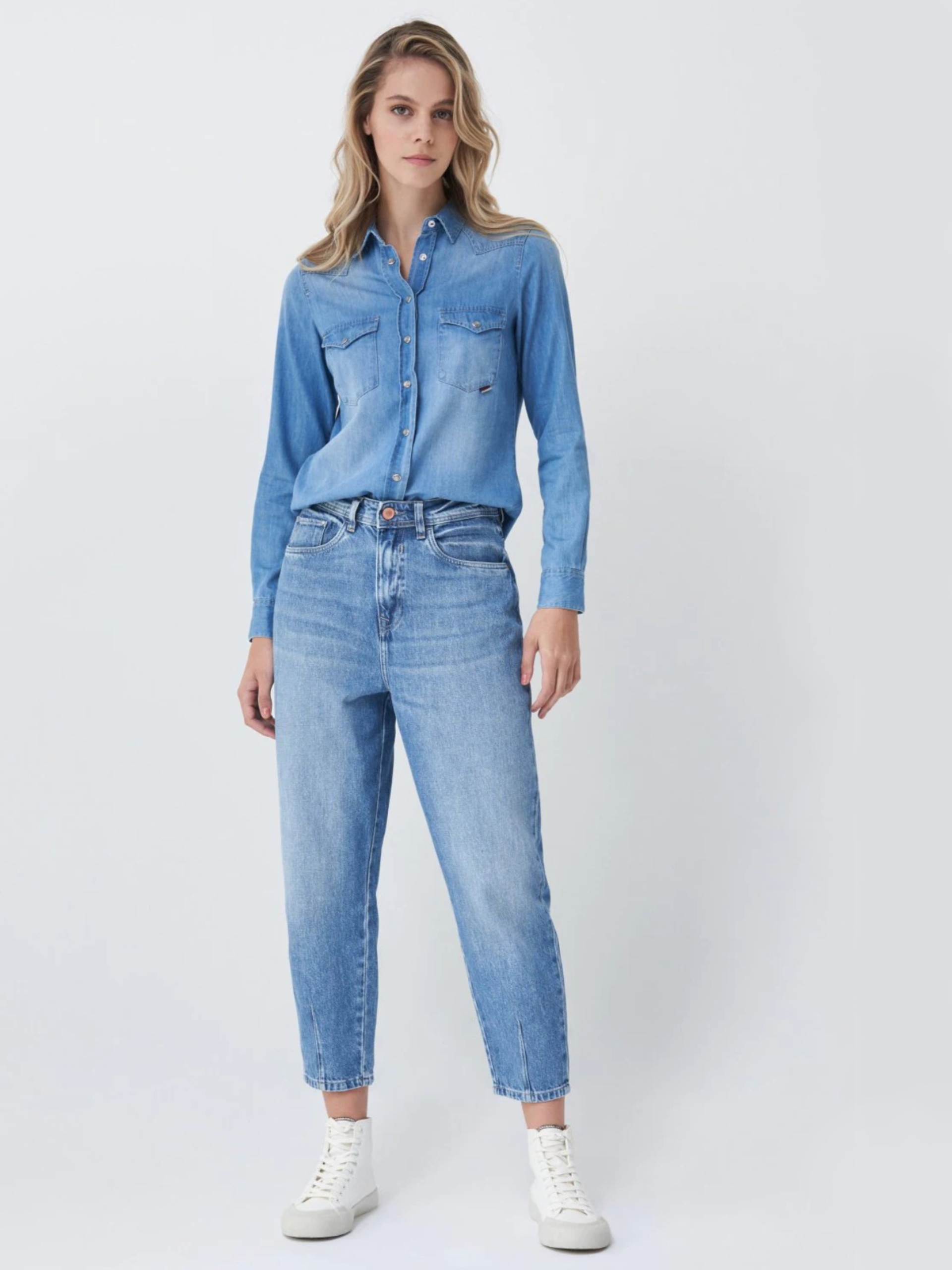 Levně Salsa Jeans dámská džínová košile
