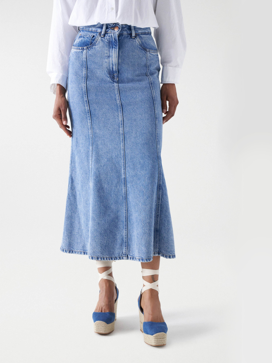 Levně Salsa Jeans dámská riflová sukně