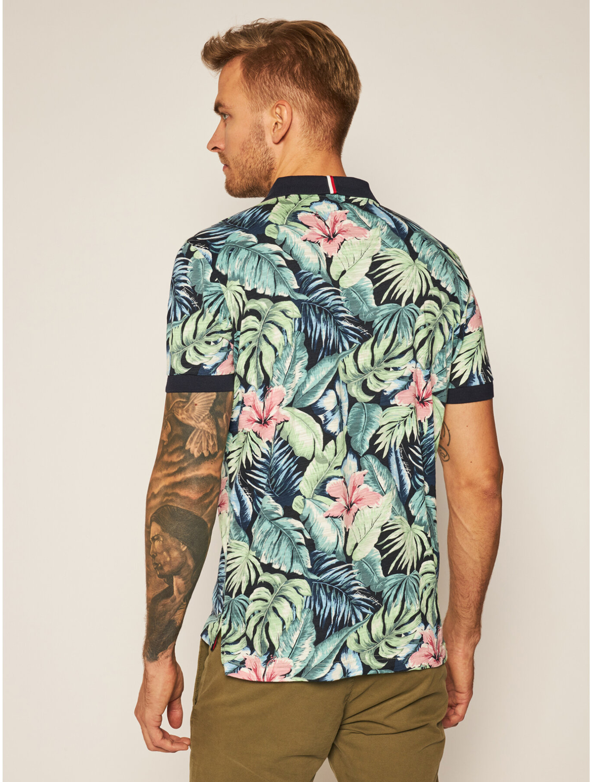 Tommy Hilfiger pánské barevné polo tričko - S (0H7)