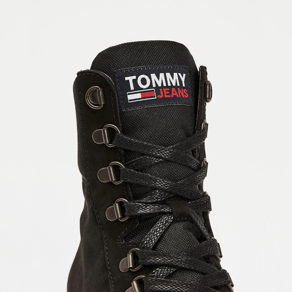 Tommy Jeans dámské černé kotníčkové boty  - 36 (BDS)