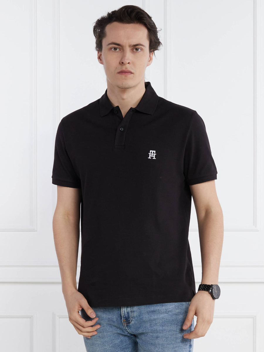 Tommy Hilfiger pánské černé polotričko