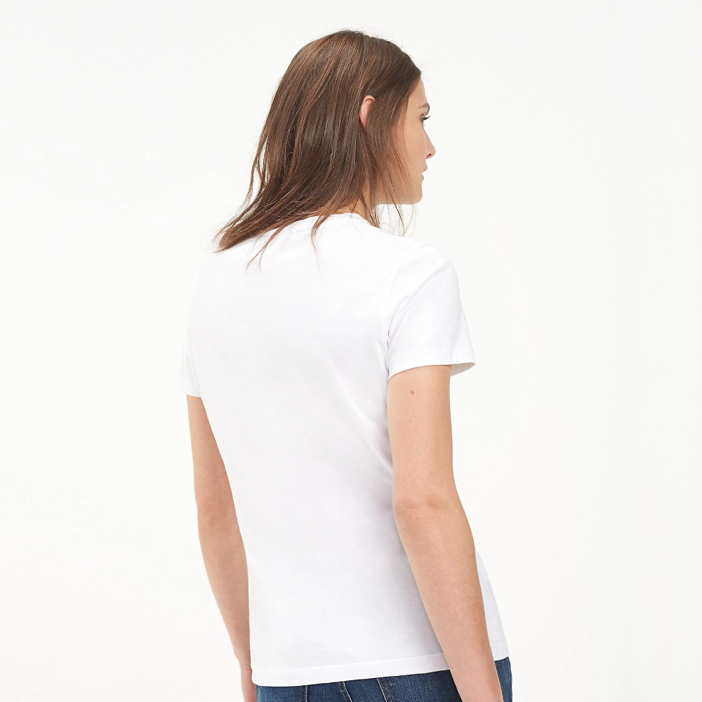Tommy Hilfiger dámské bílé tričko - M (100)