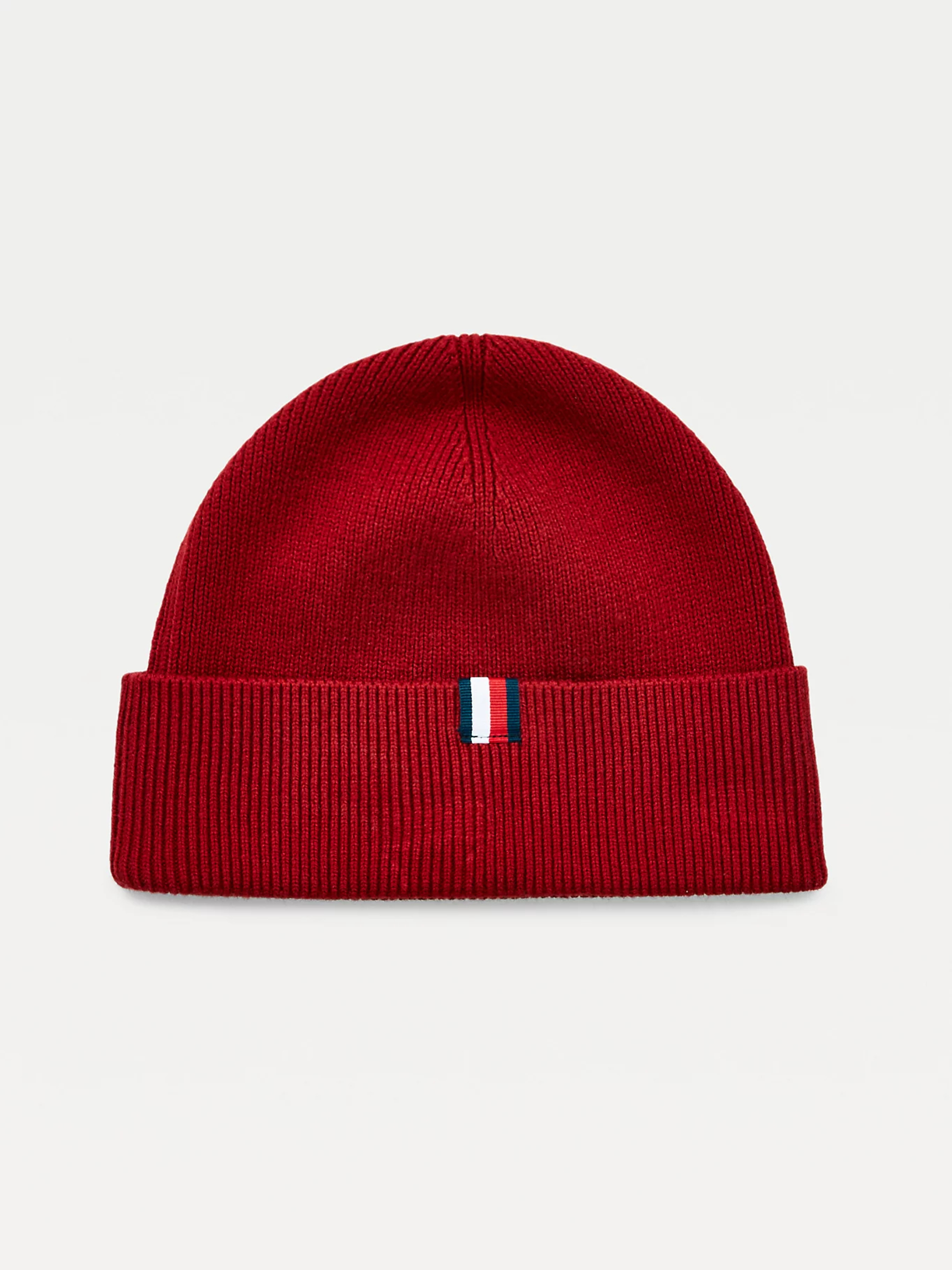 Tommy Hilfiger pánská červená zimní čepice BEANIE - OS (XIT)