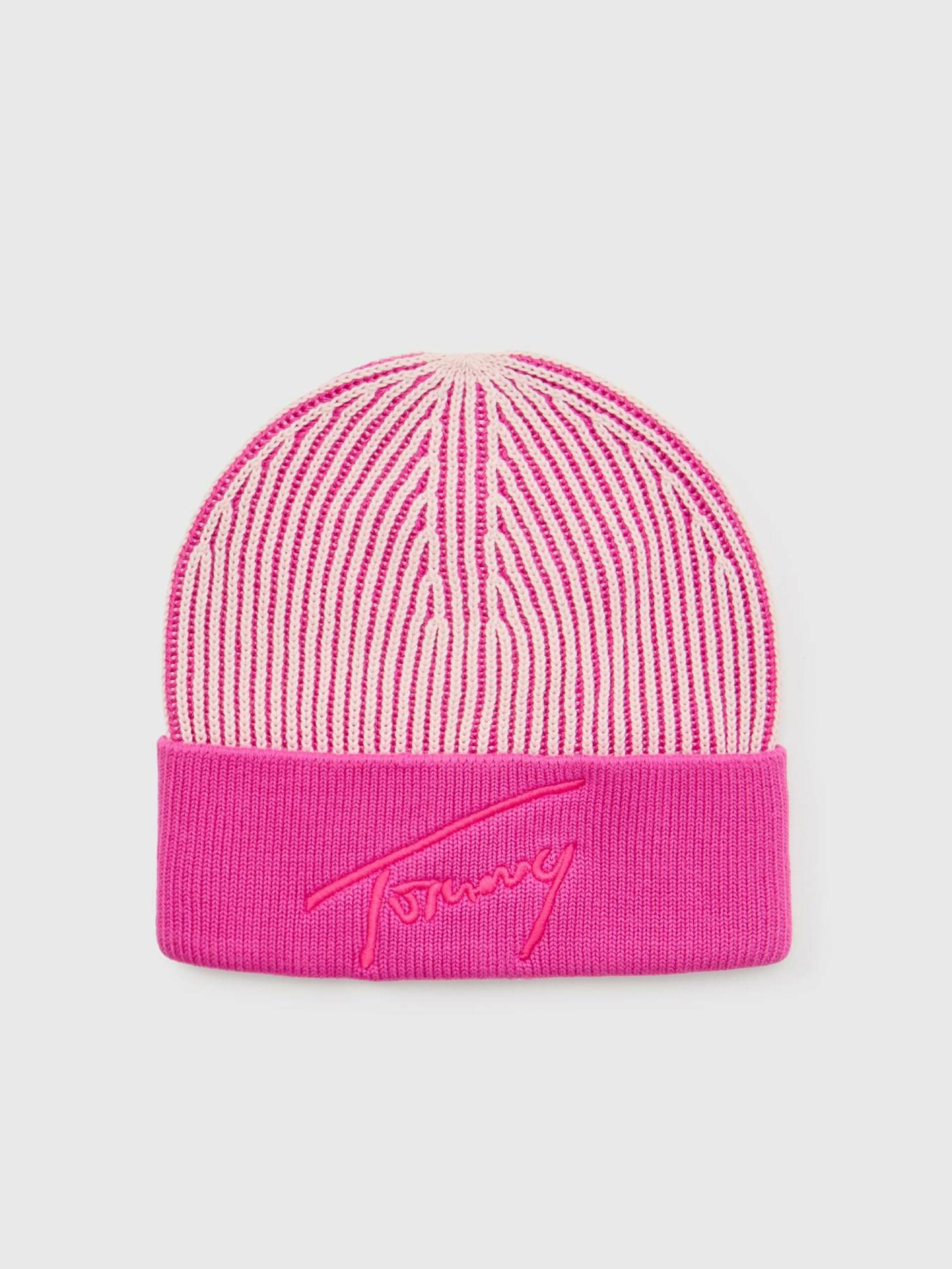 Tommy Jeans dámská růžová zimní čepice BEANIE - OS (0JV)