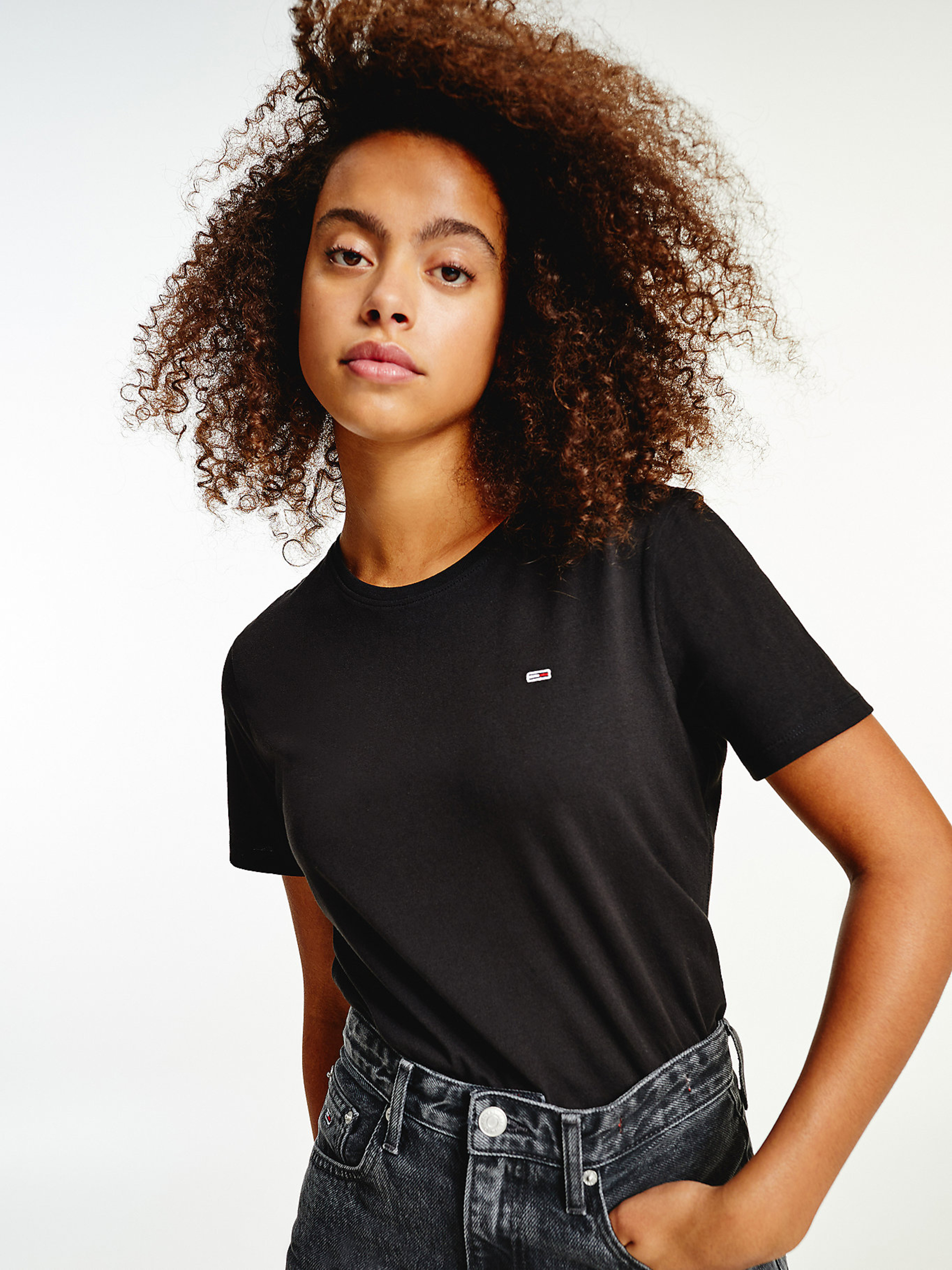 Tommy Jeans dámský 2PACK bílá a černá - XS (0XO) Tommy Jeans dámský 2PACK bílá a černá - XS (0XO)