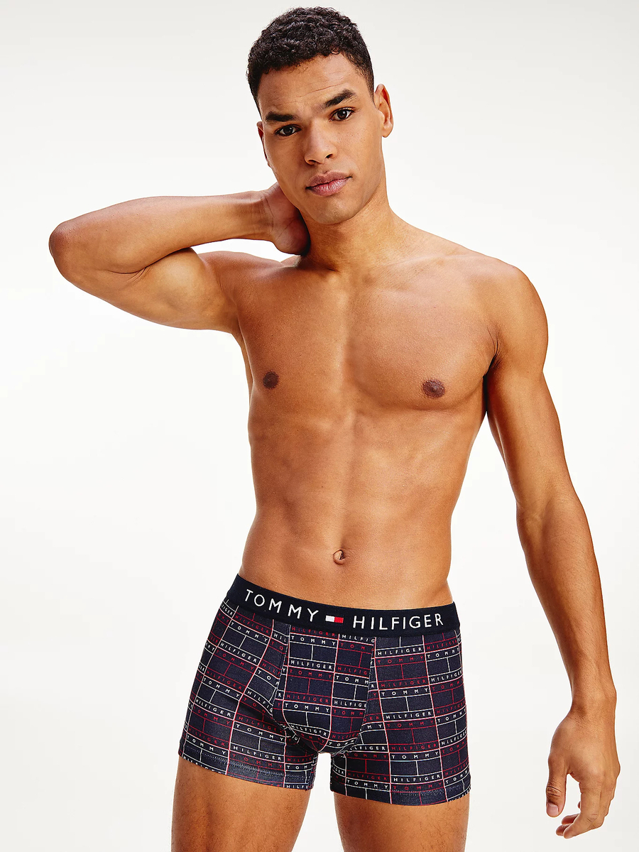 Tommy Hilfiger pánské boxerky TRUNK PRINT - S (0H9)