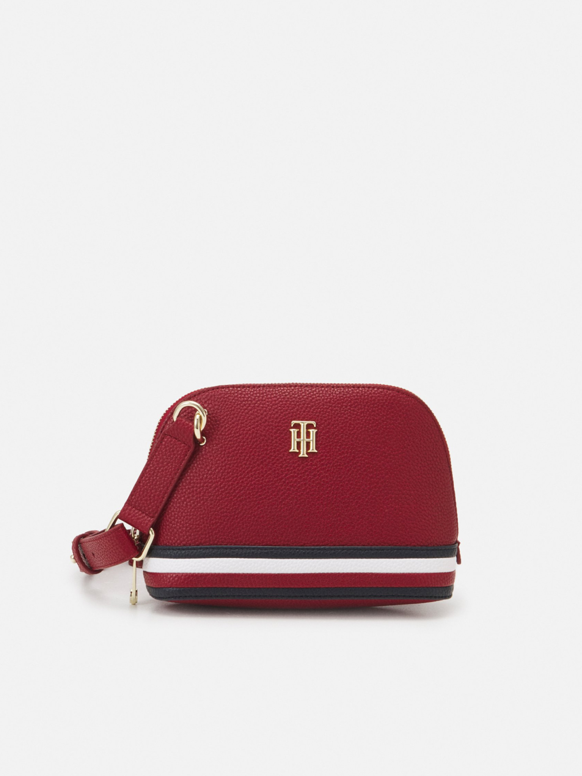 Tommy Hilfiger dámská tmavě červená crossbody kabelka