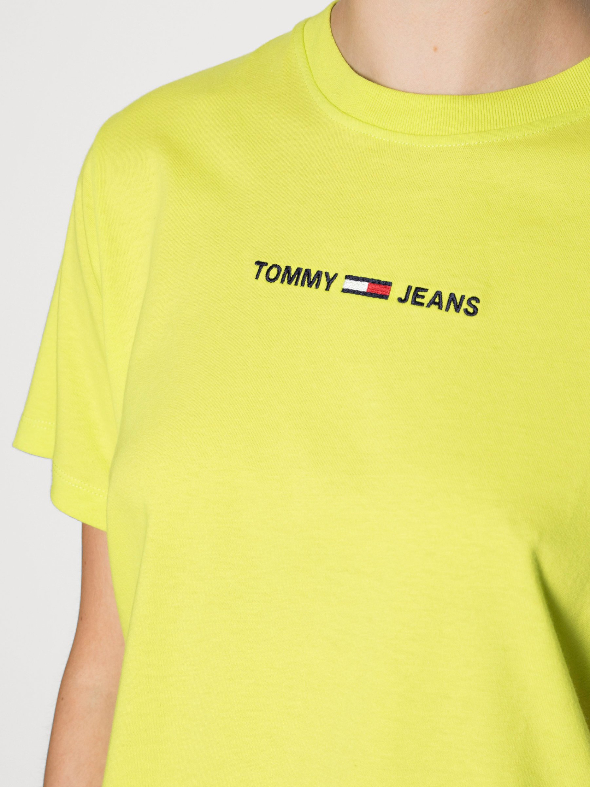 Tommy Jeans dámské neonové triko - M (LSE)