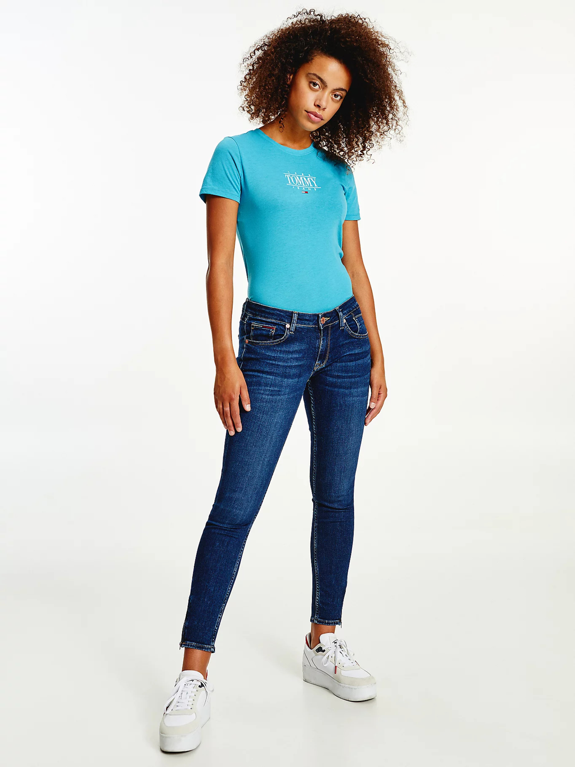 Tommy Jeans dámské tmavě modré džíny SCARLETT - 29/30 (1BK)