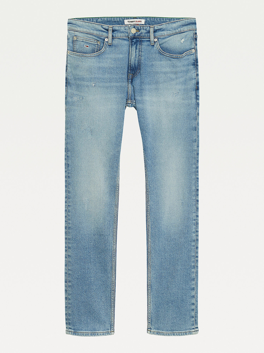 Tommy Jeans pánské světle modré džíny SCANTON  - 30/32 (1AB)
