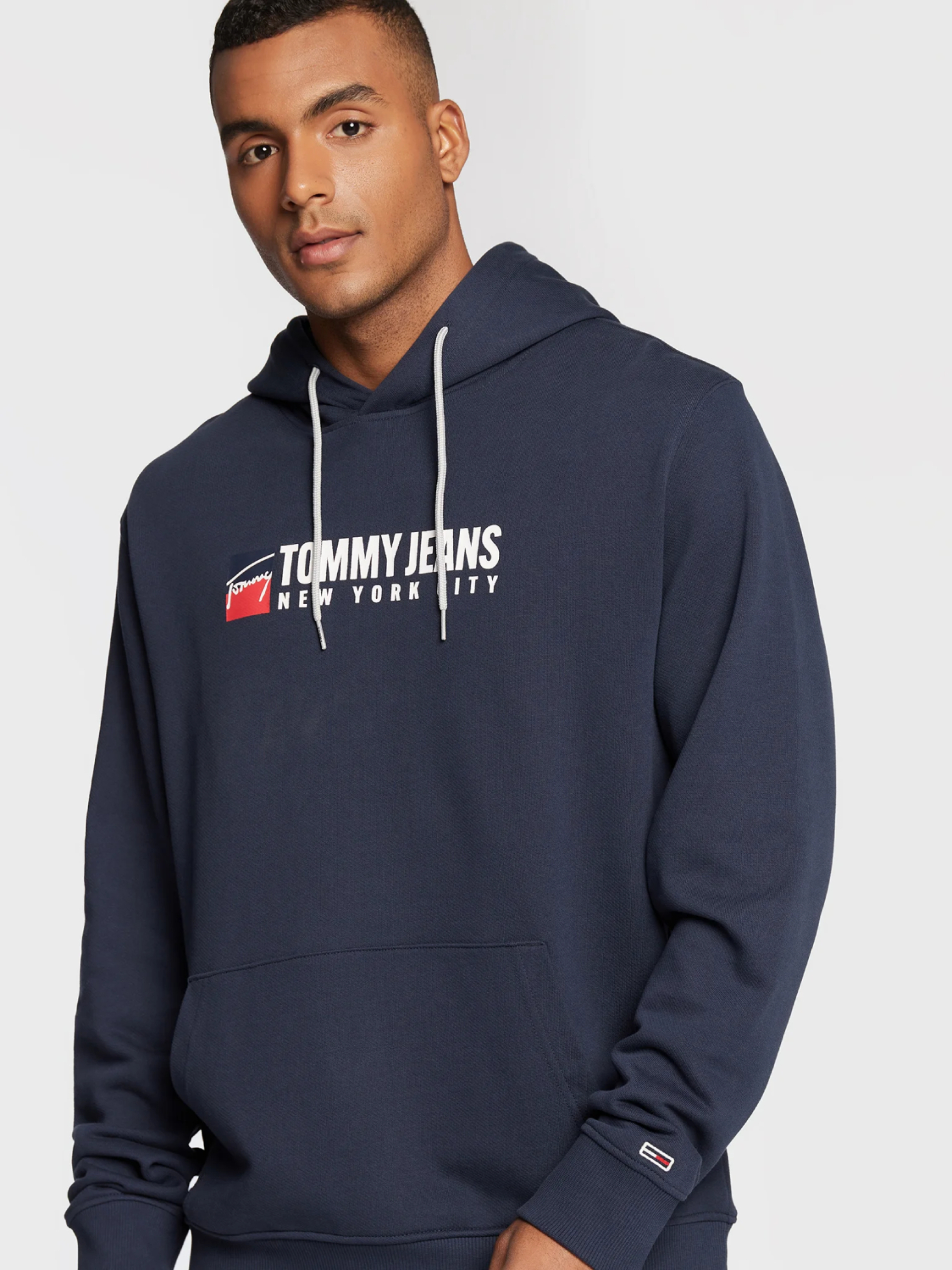 Tommy Jeans pánská modrá mikina - M (C87)