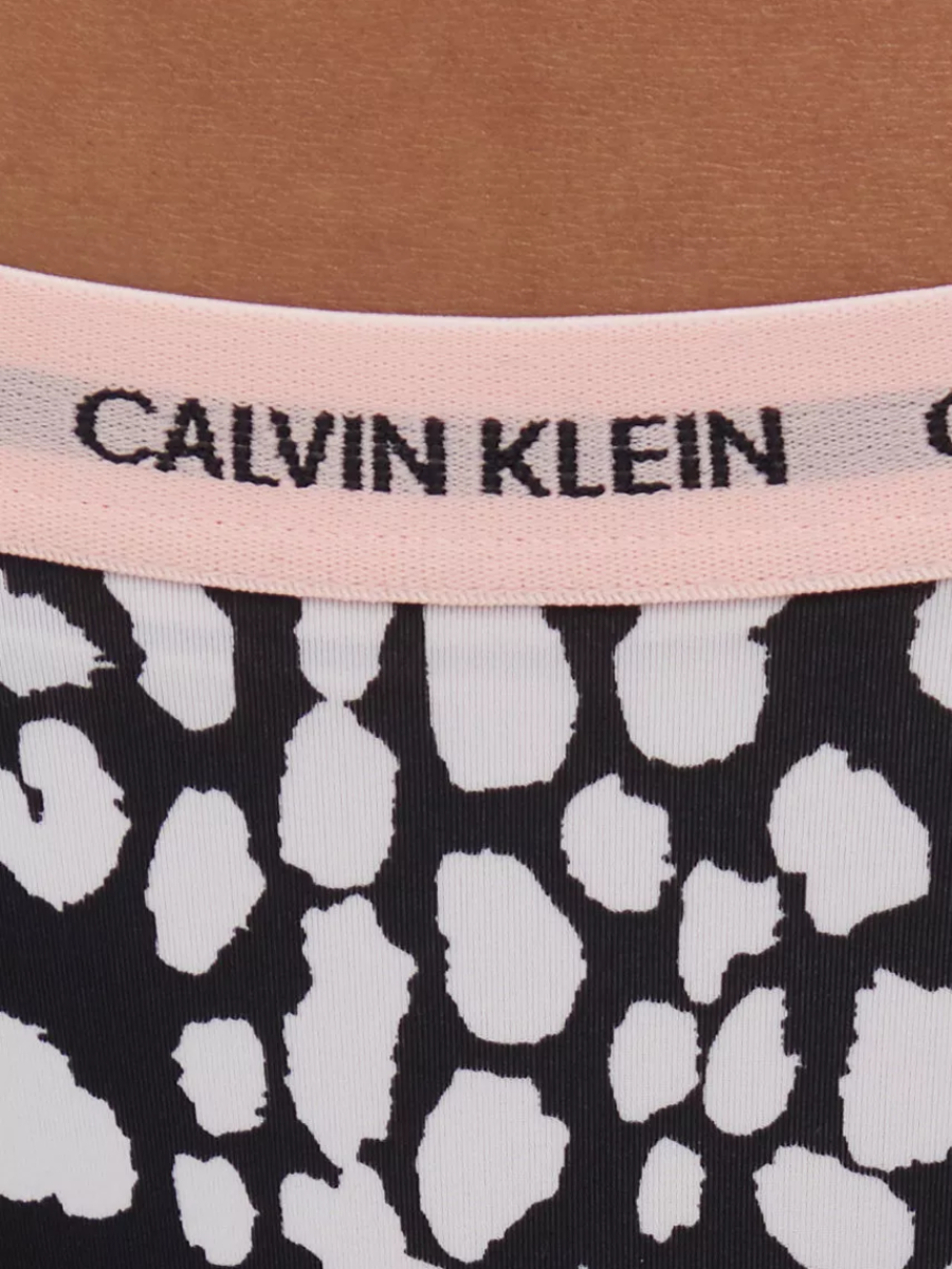 Calvin Klein dámské vzorované kalhotky brazilky - XS (W1I)