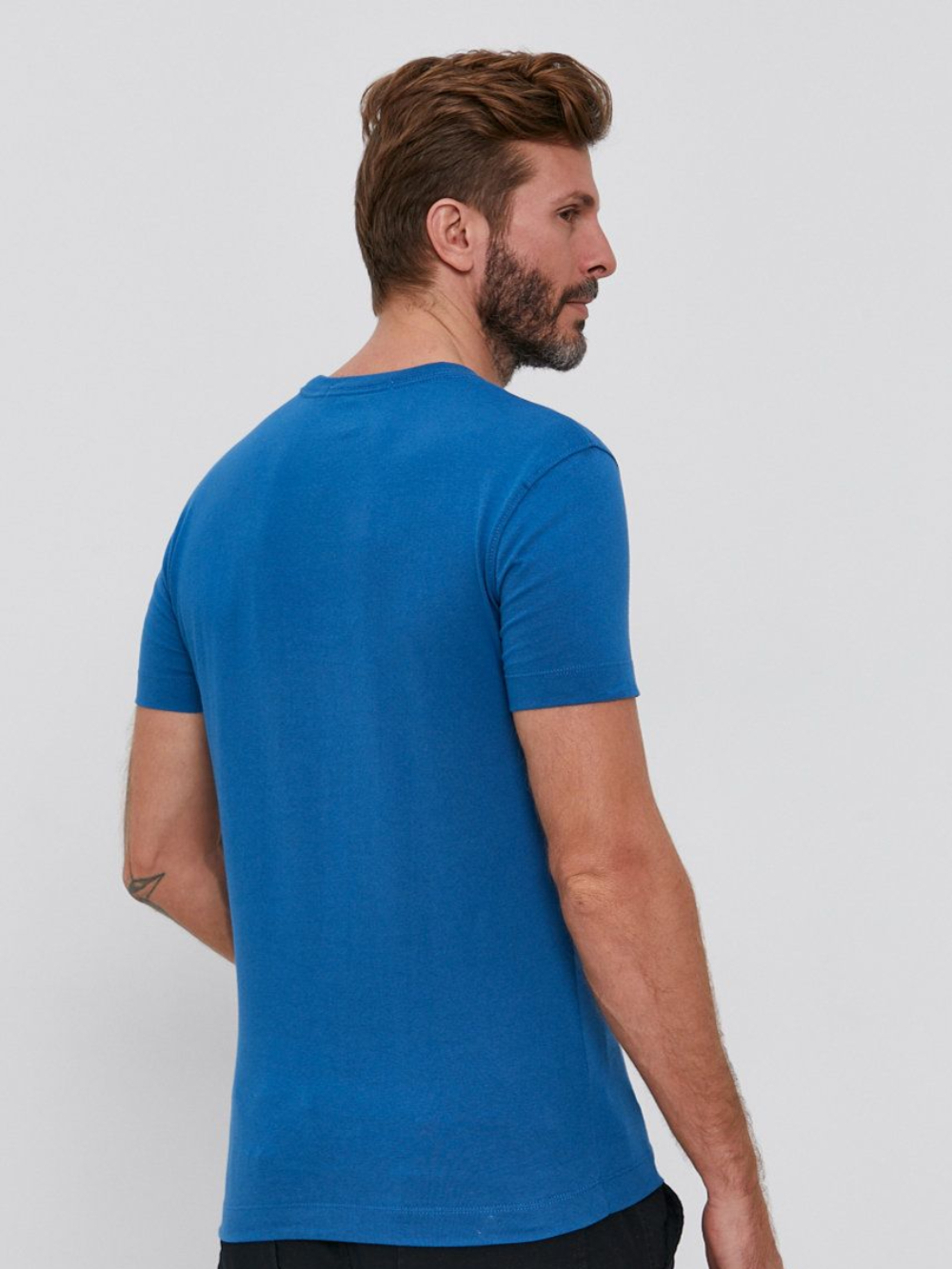Calvin Klein pánské modré triko - S (C2Y)