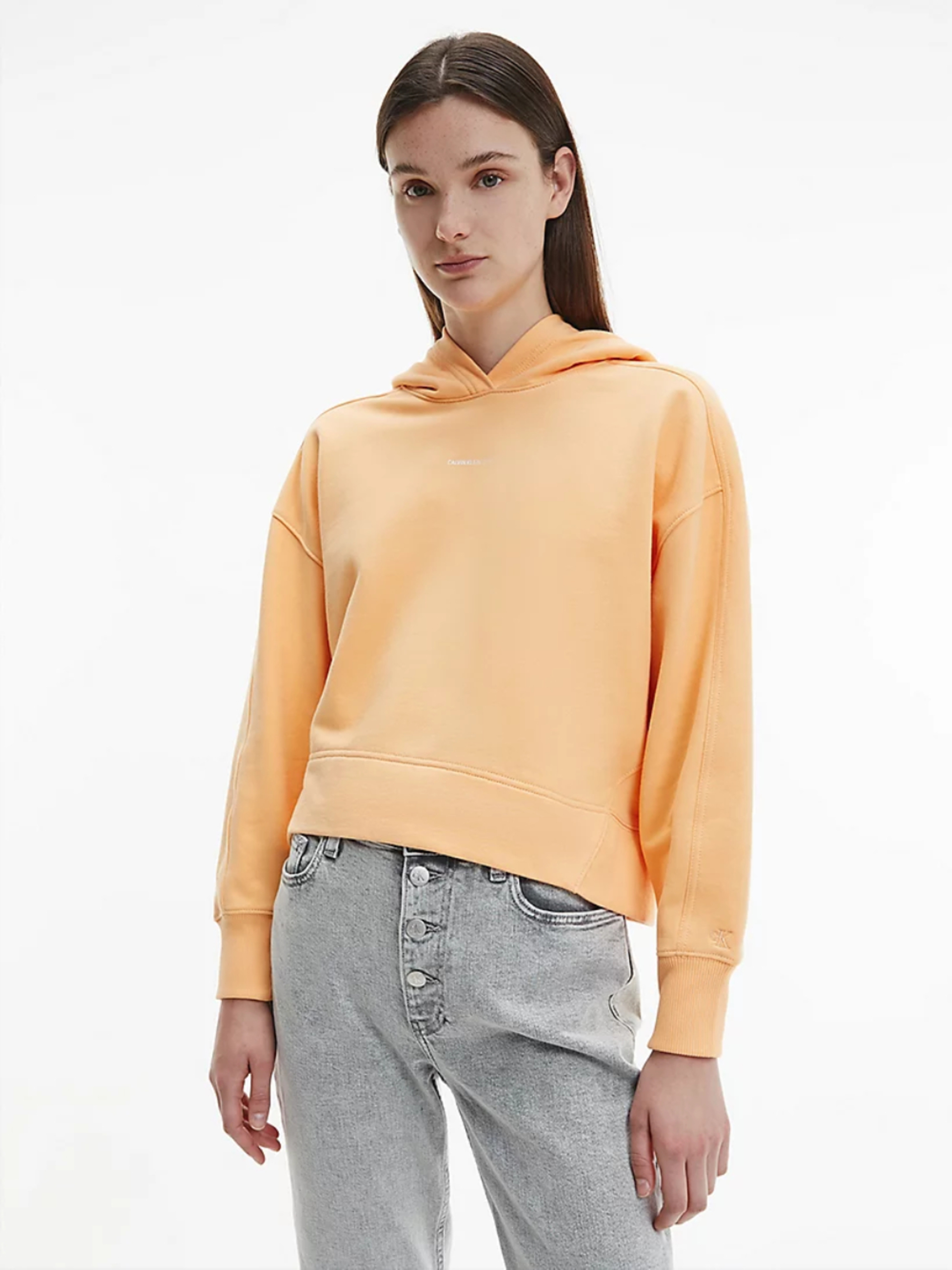 Calvin Klein dámská oranžová mikina