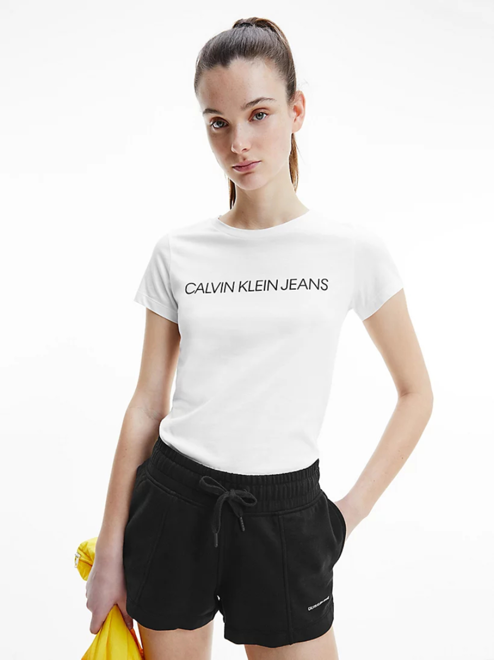 Levně Calvin Klein dámská trička 2 pack - L (YAF)