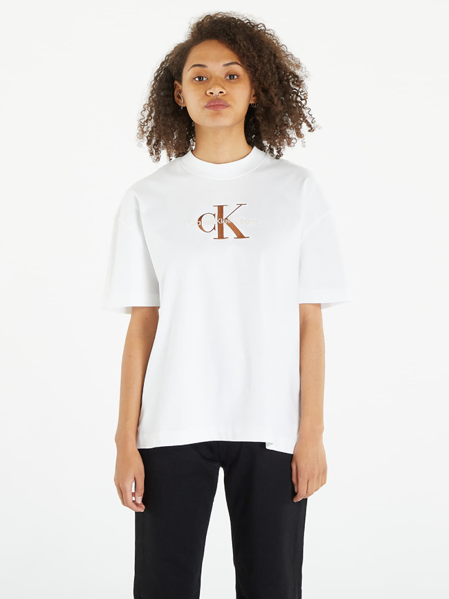 Levně Calvin Klein dámské bílé tričko.