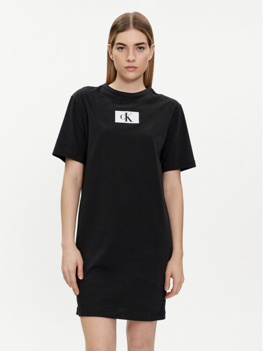 Calvin Klein dámská černá noční košile - L (UB1)