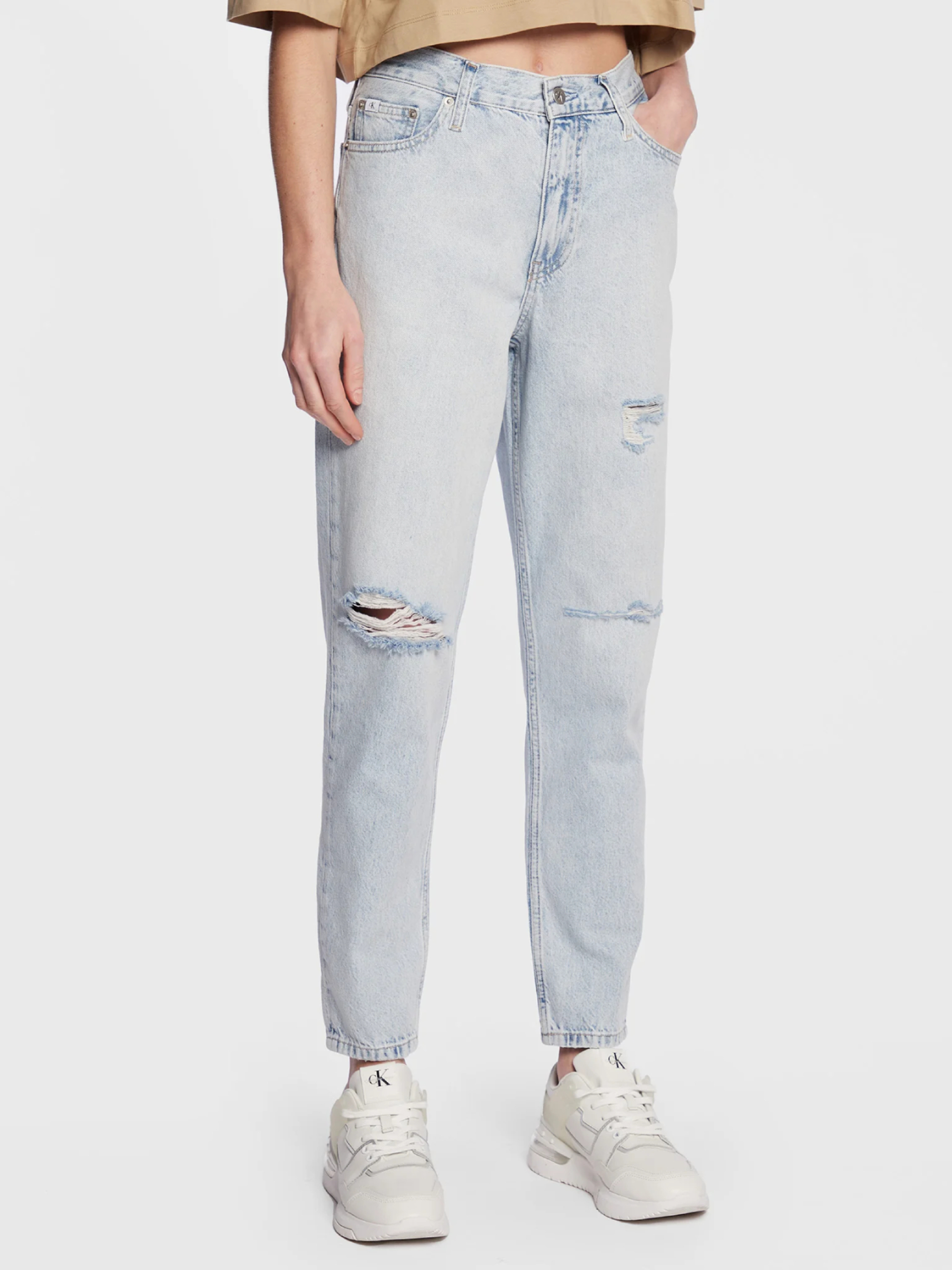 Calvin Klein dámské modré džíny - 25/NI (1AA)