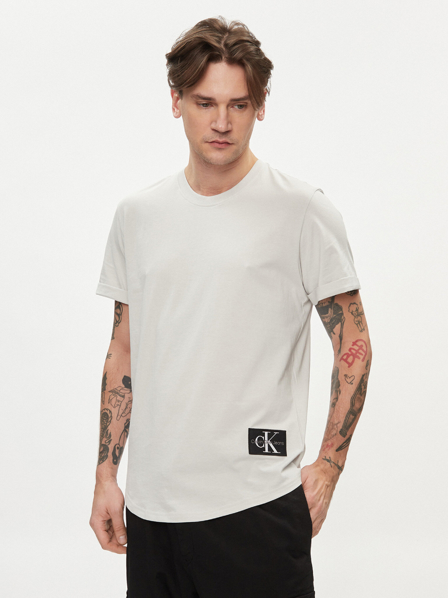 Calvin Klein pánské šedé tričko - XXL (PC8)
