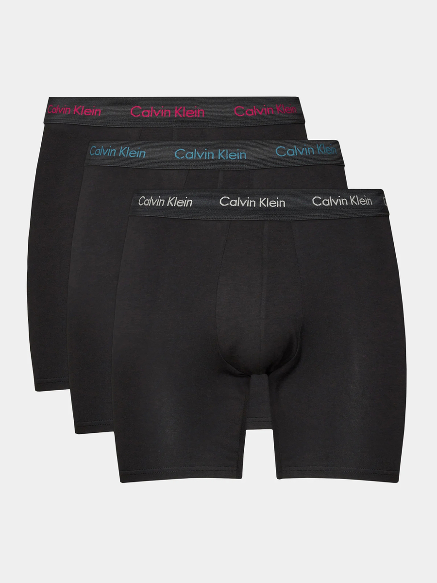 Calvin Klein pánské černé boxerky 3pack - M (MXI)