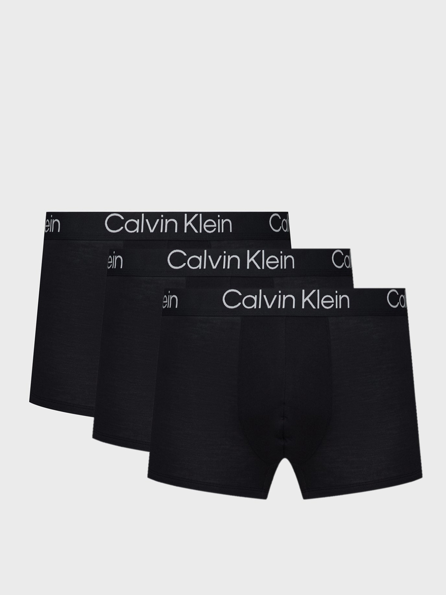 Calvin Klein pánské černé boxerky 3pack - XL (7V1)