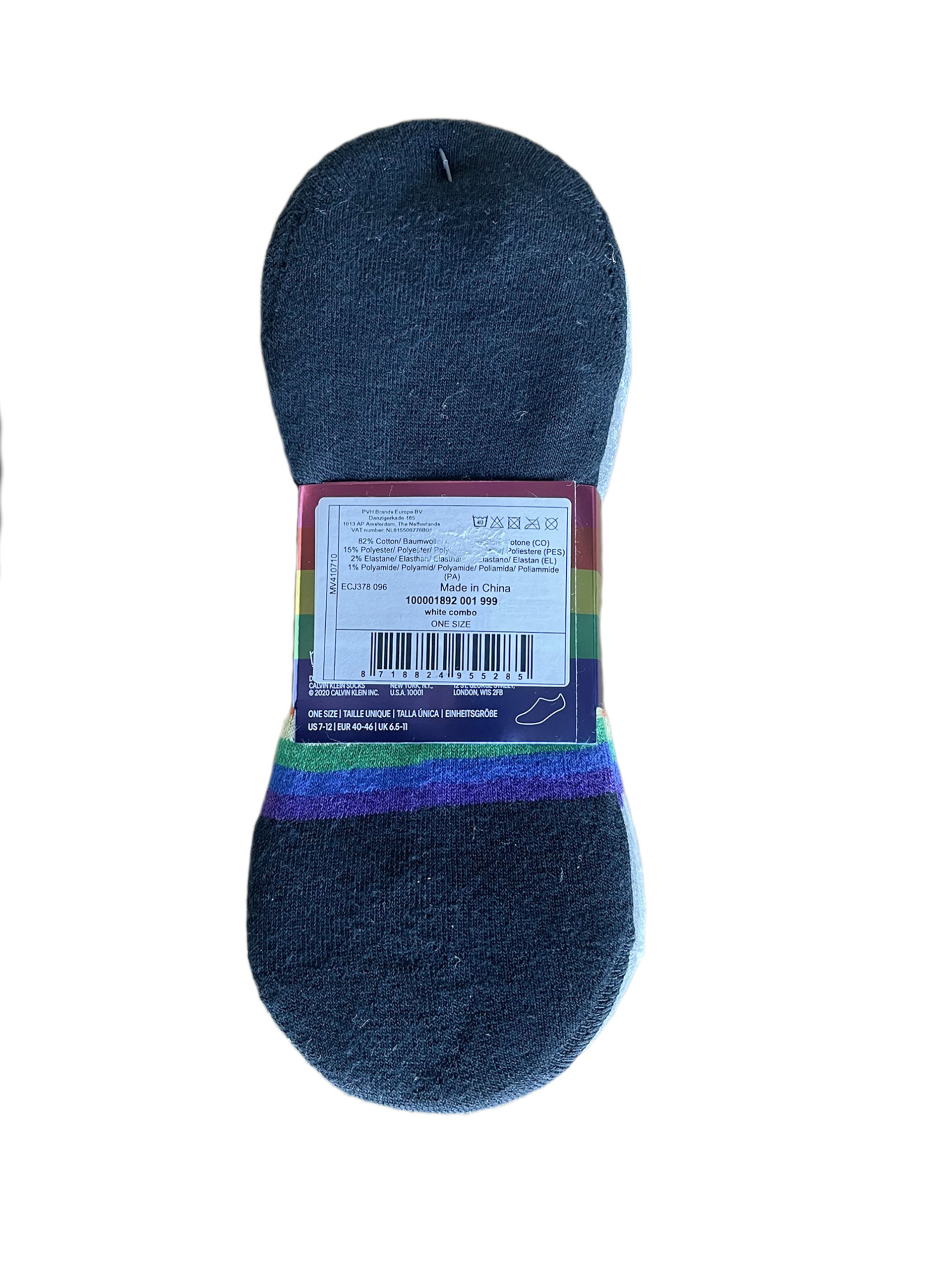 Calvin Klein pánské ponožky 3pack - ONESIZE (WHITECO)