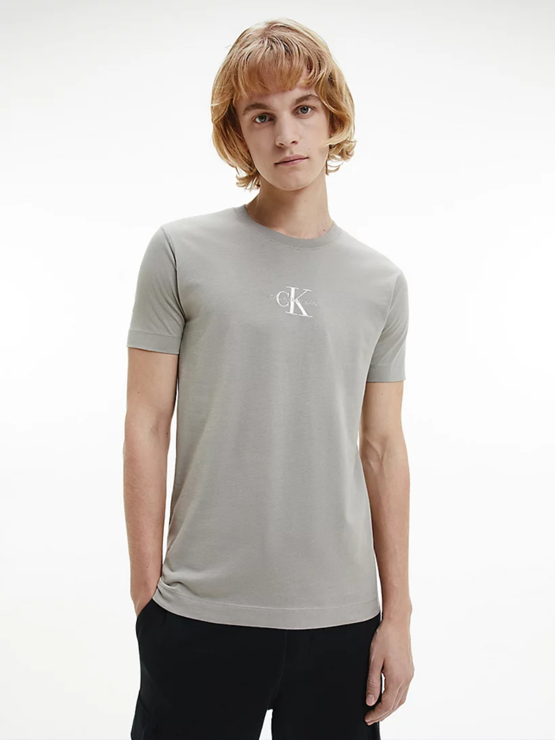 Calvin Klein pánské světle hnědé triko - L (PBU)