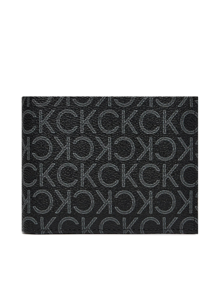 Levně Calvin klein pánská černá peněženka - OS (0GJ)
