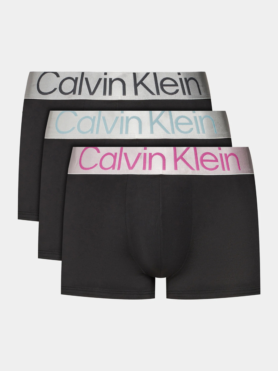 Calvin Klein pánské černé boxerky 3pack - XL (MHQ)