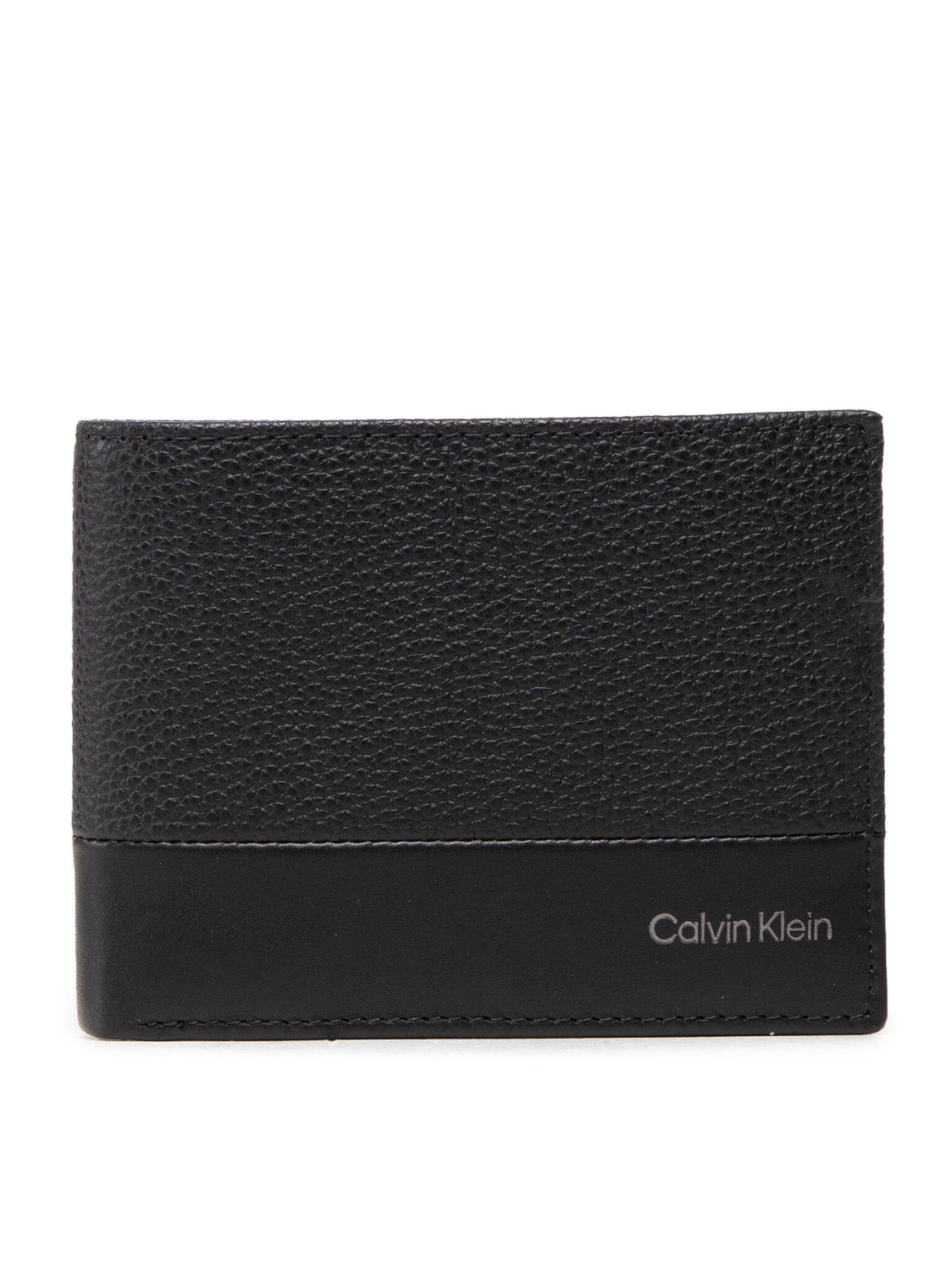 Levně Calvin Klein pánská černá peněženka - OS (BAX)