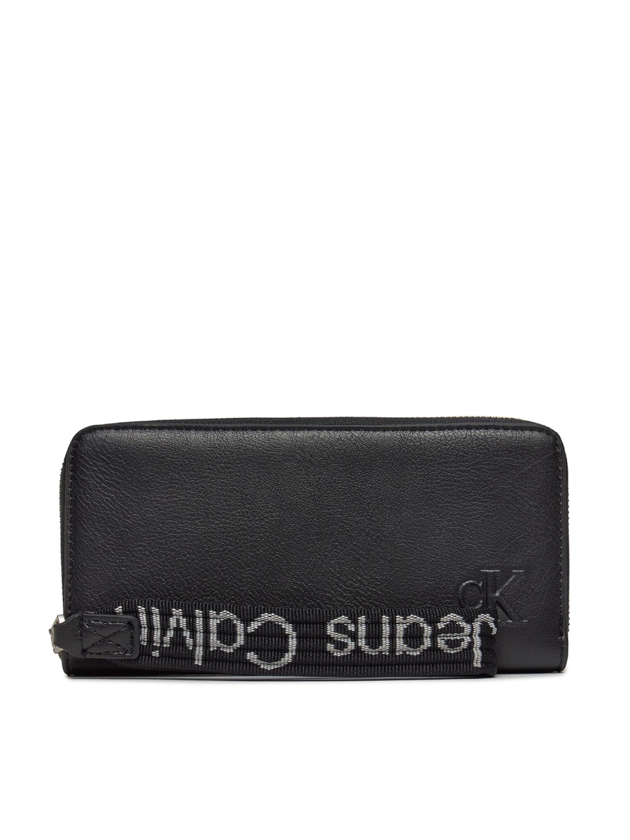 Calvin Klein dámská černá velká peněženka - OS (BEH)