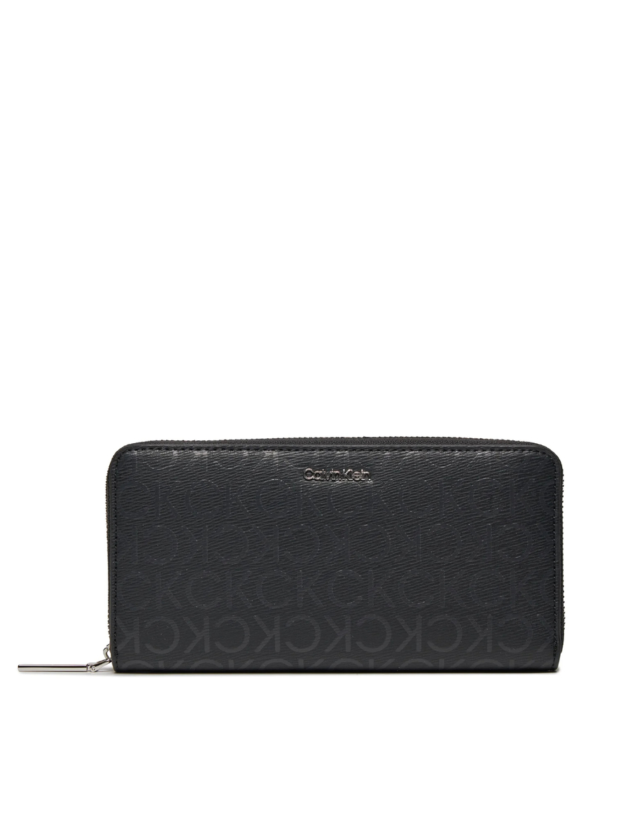 Levně Calvin Klein dámská černá velká peněženka - OS (0GJ)