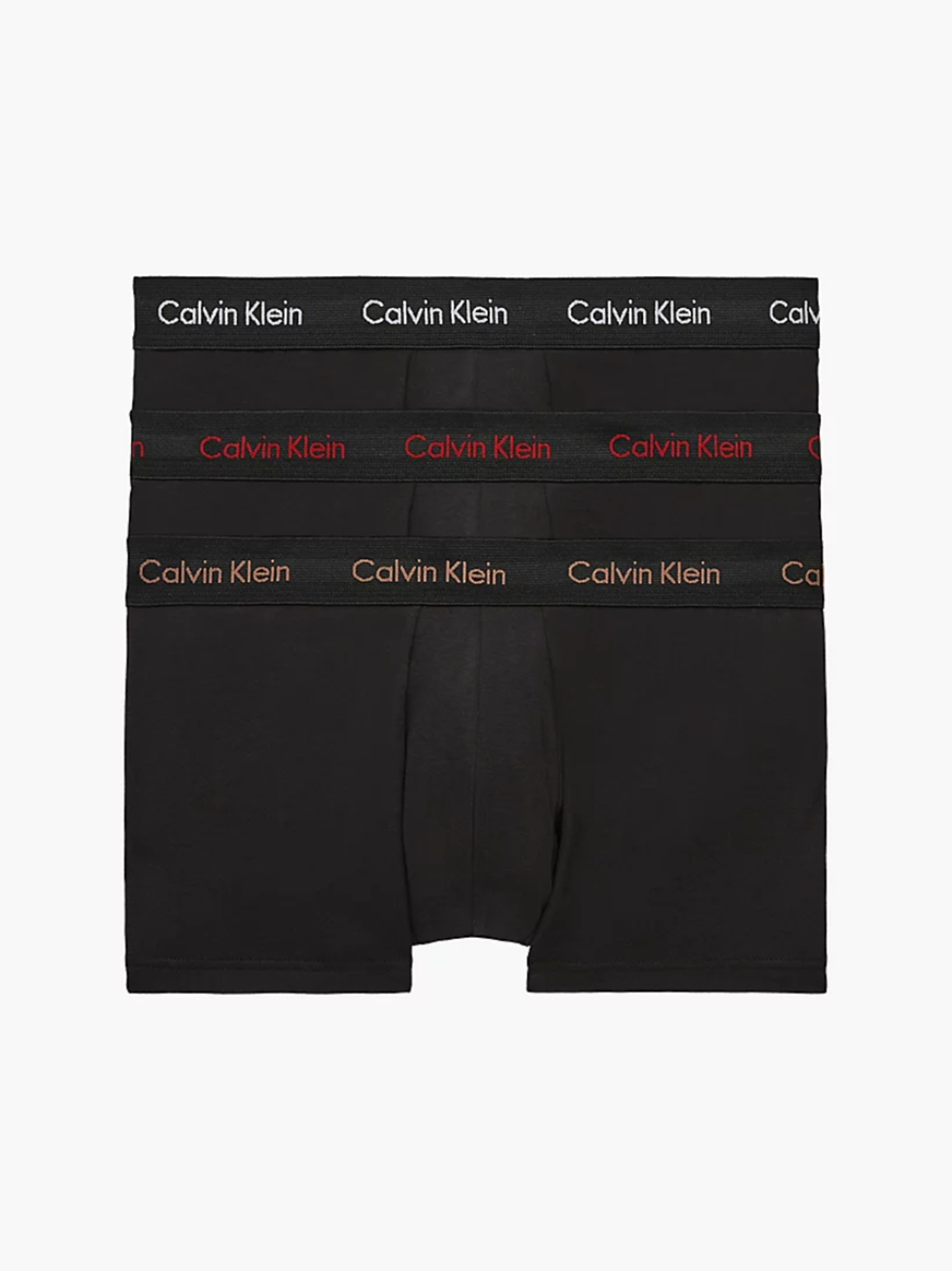 Calvin Klein pánské černé boxerky 3 pack - M (6FB)