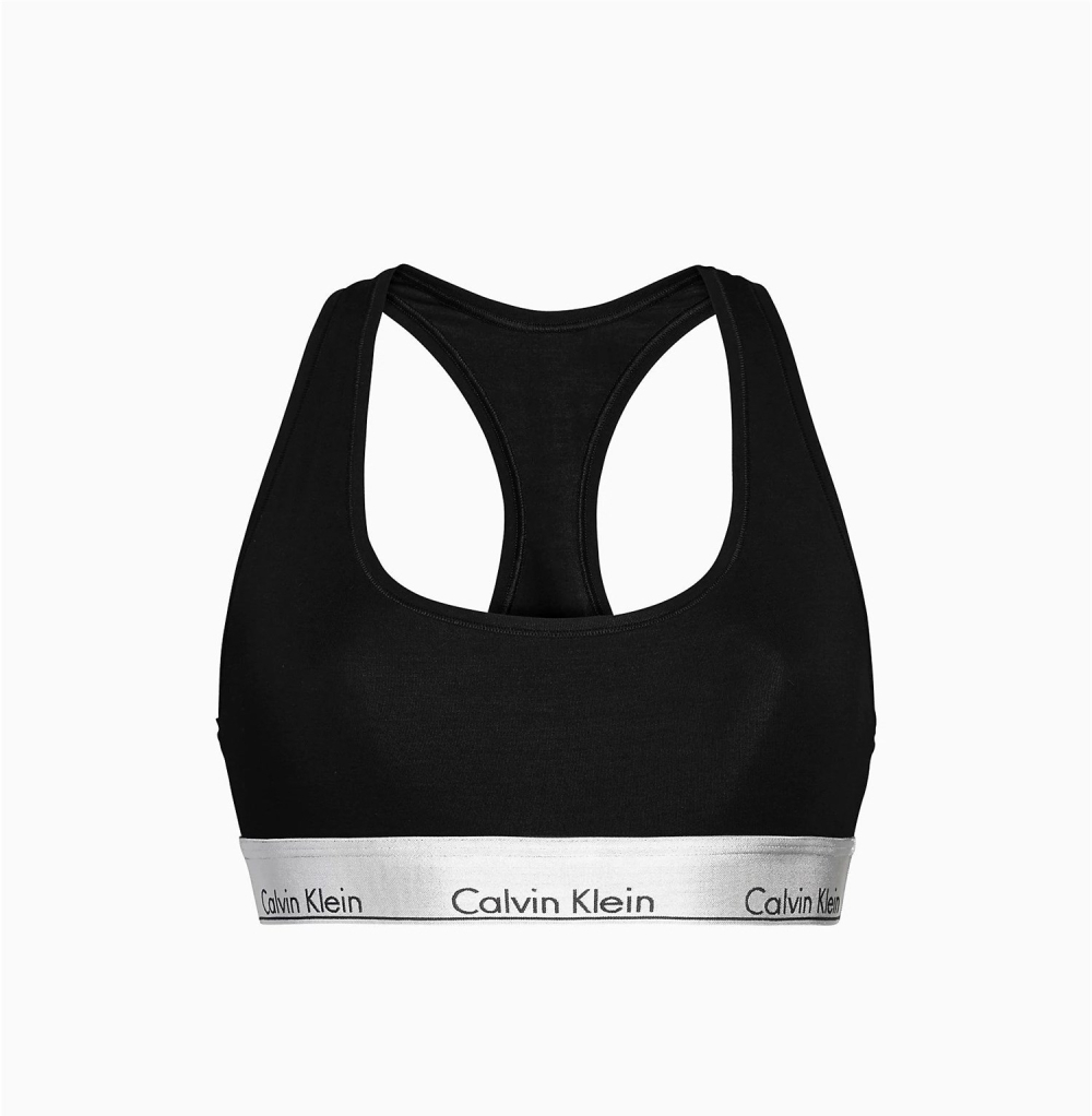 Calvin Klein dámská černá braletka  - XS (CSK)